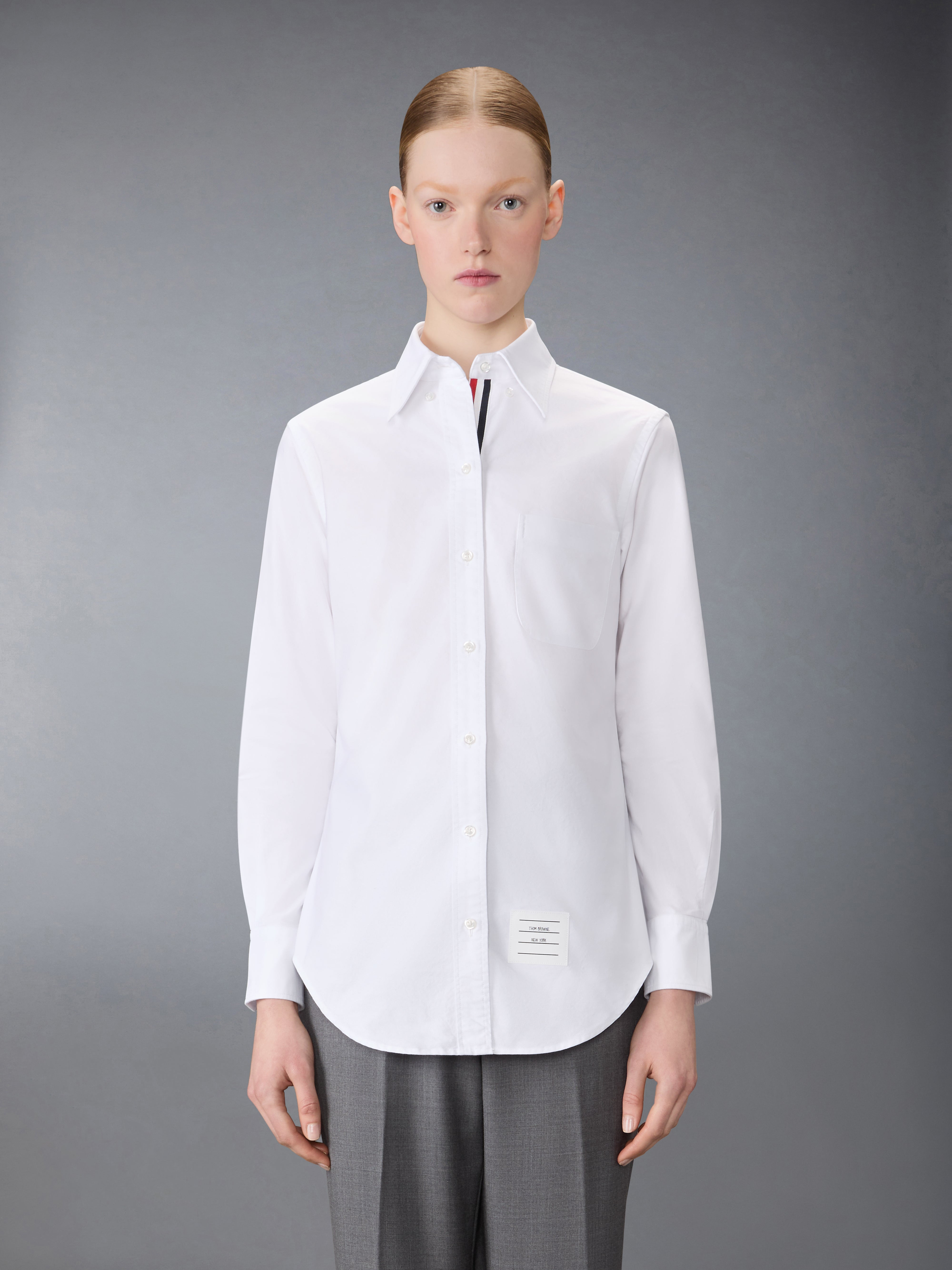 OXFORD GROSGRAIN PLACKET CLASSIC SHIRT - 3