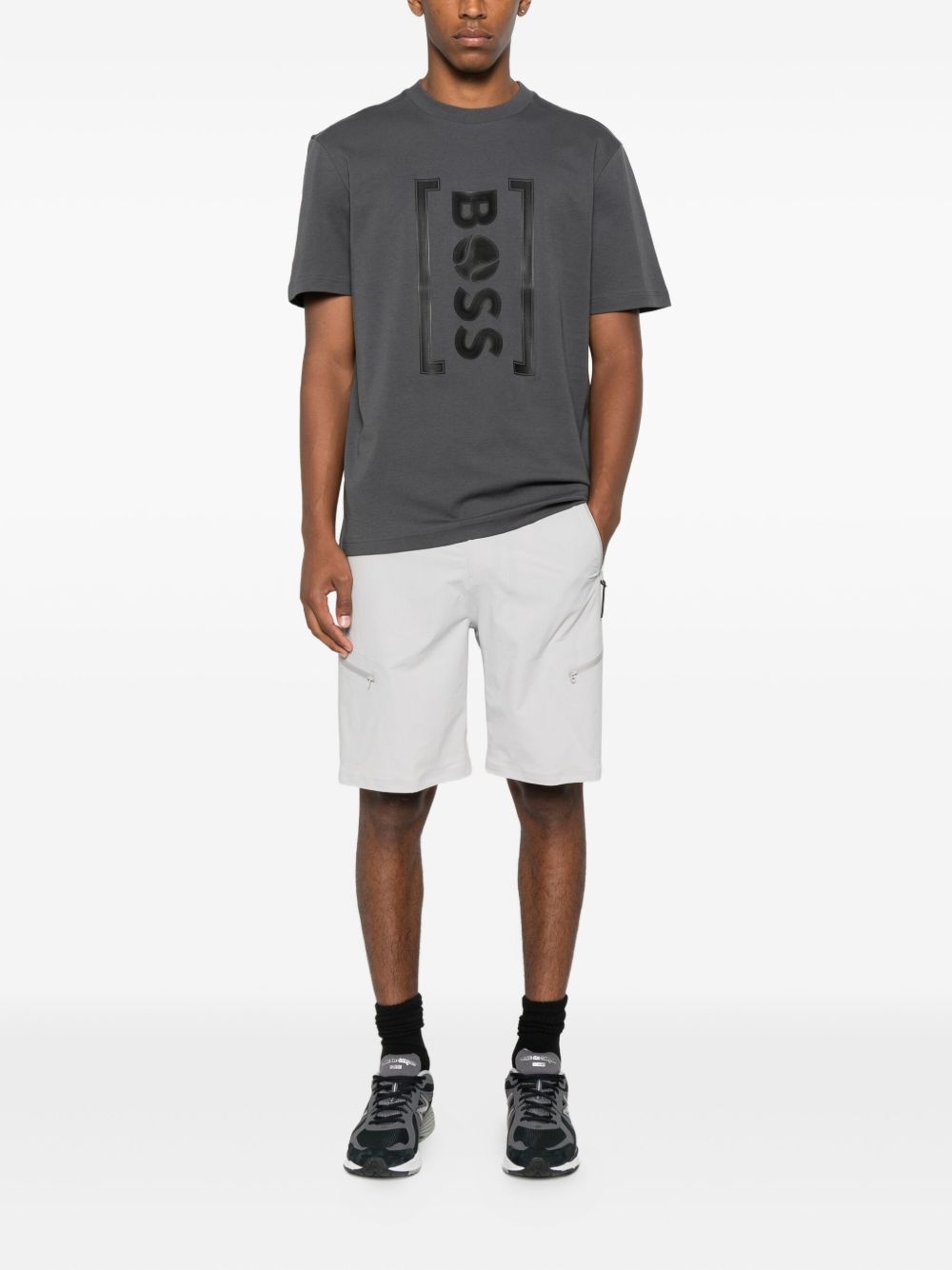 logo-print cotton T-shirt - 2