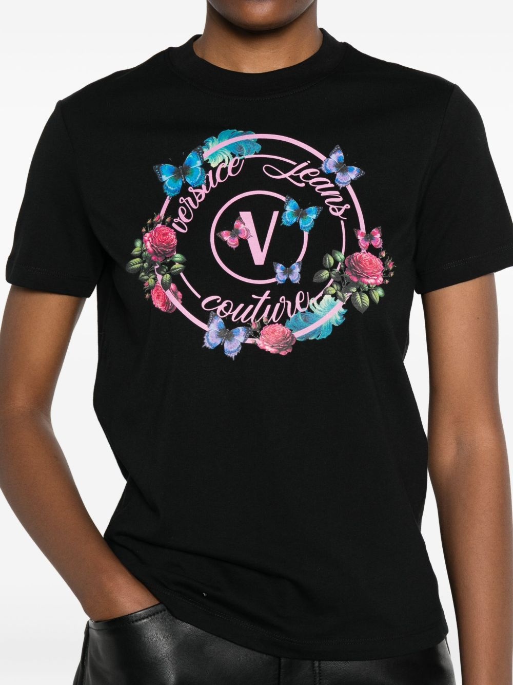 logo-print T-shirt - 5