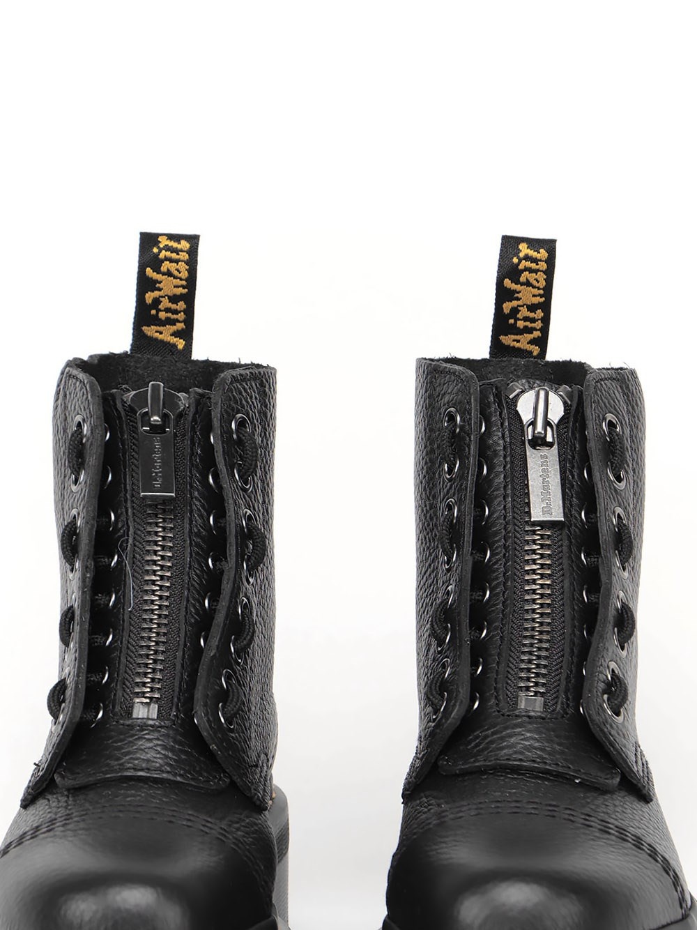 `Sinclair` Leather Platform Boots - 5