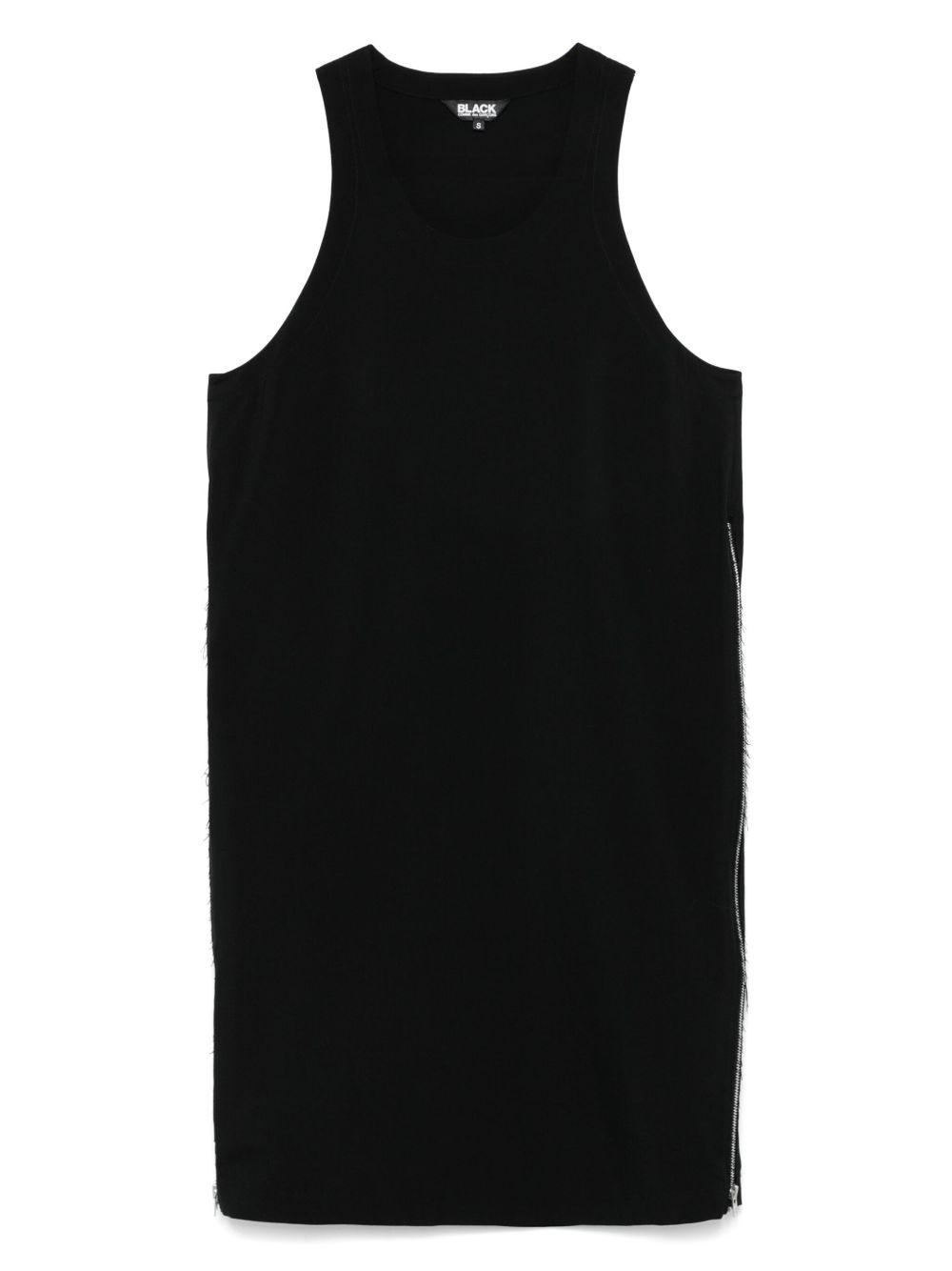 zip-detail midi dress - 1