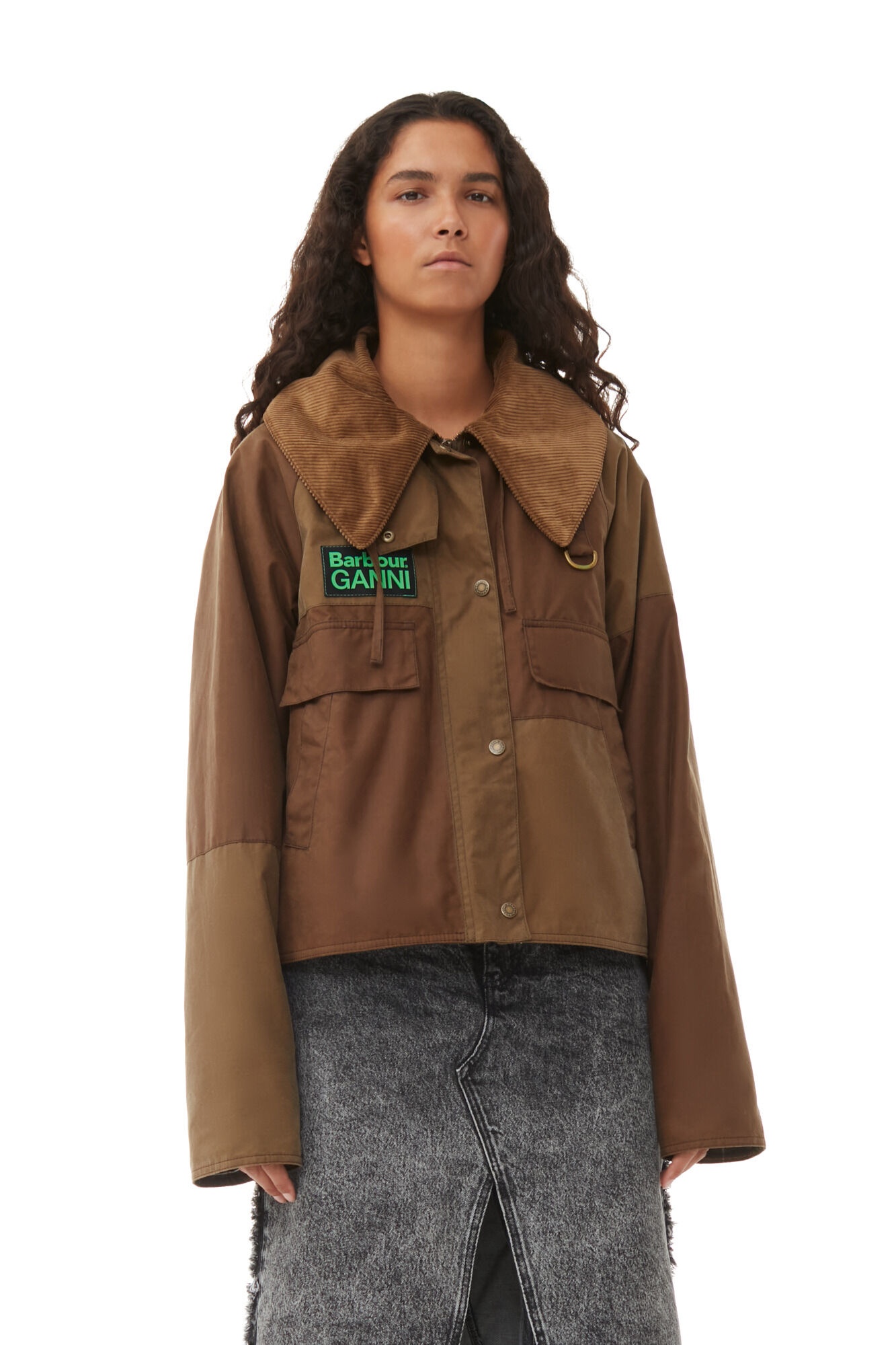 GANNI X BARBOUR SPEY WAX JACKET - 4