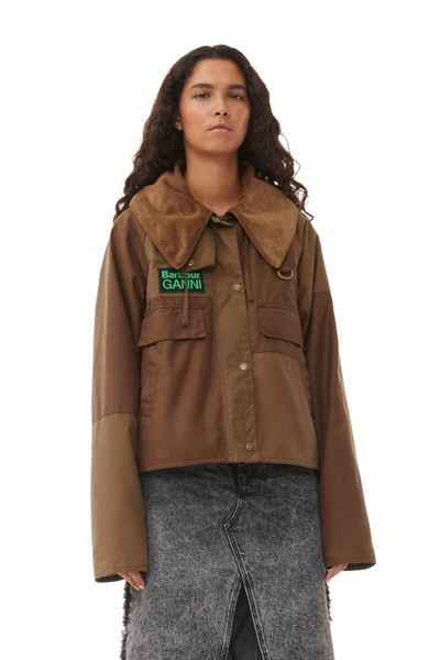 GANNI GANNI X BARBOUR SPEY WAX JACKET outlook