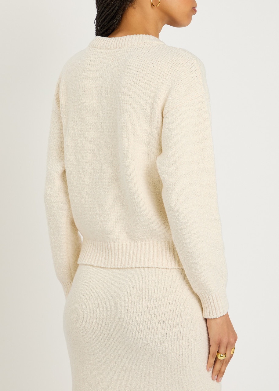 Almada Label Kai Knitted Bouclé Cardigan - 3