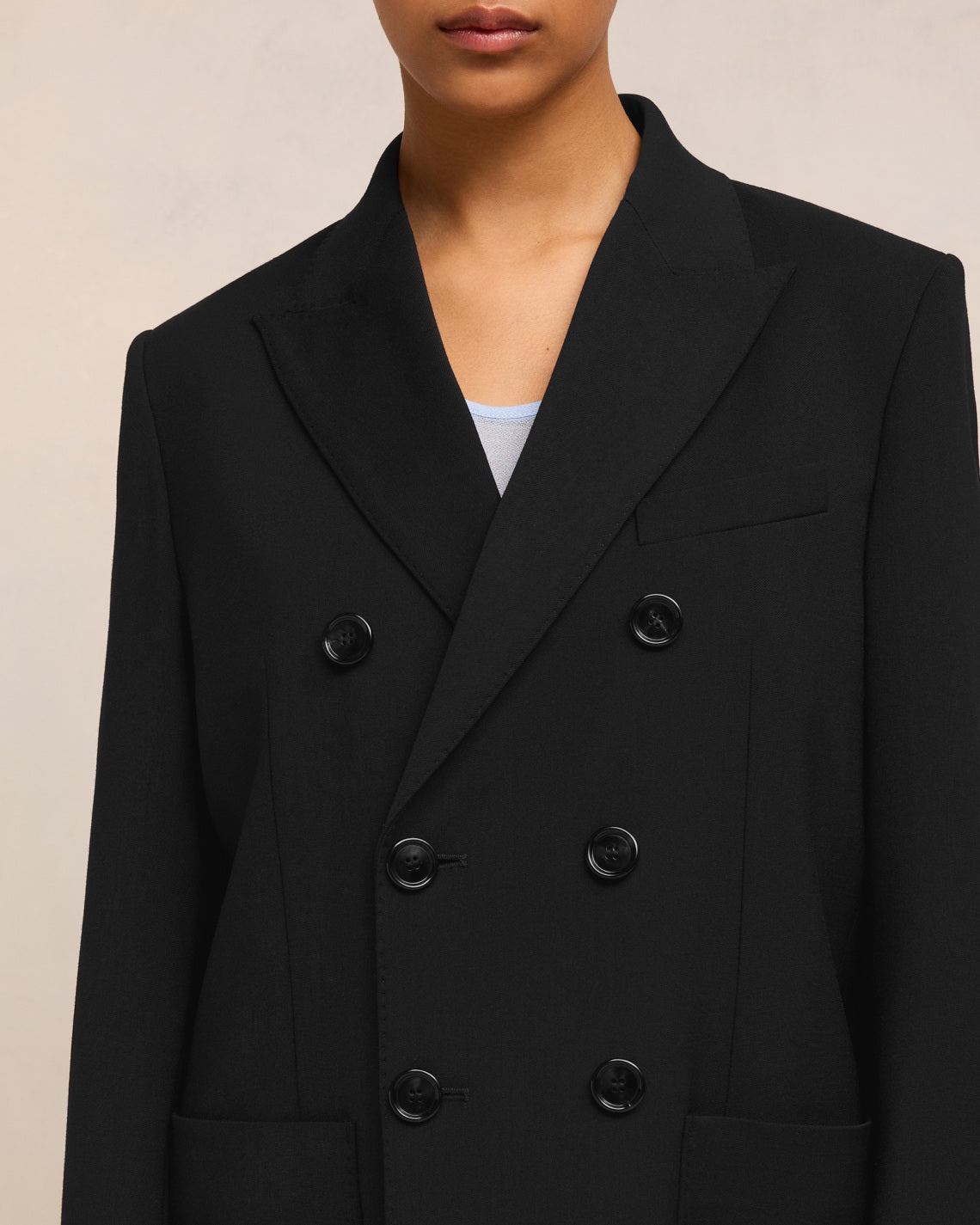 DOUBLE BREASTED JACKET - 4