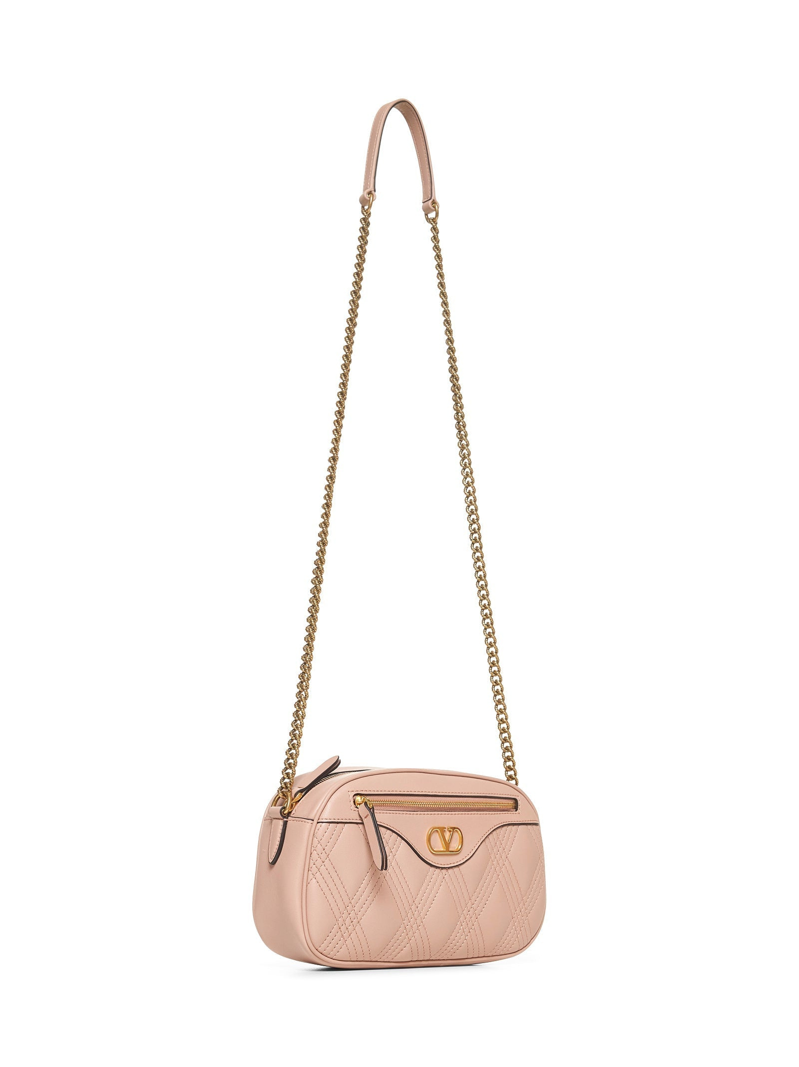 Valentino Garavani Women Rose Quiltie 67 Crossbody Bag - 2