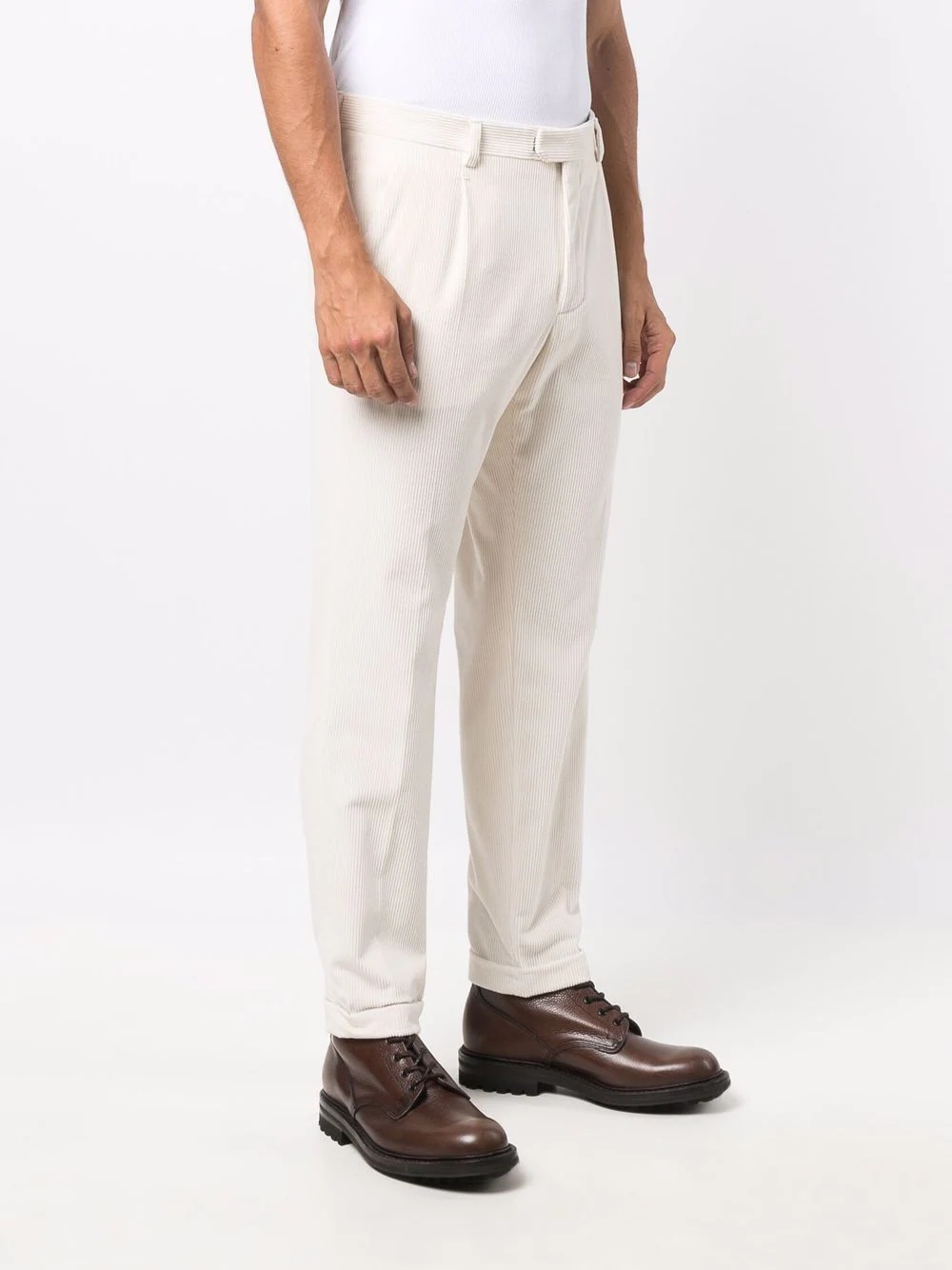 corduroy slim-fit trousers - 3