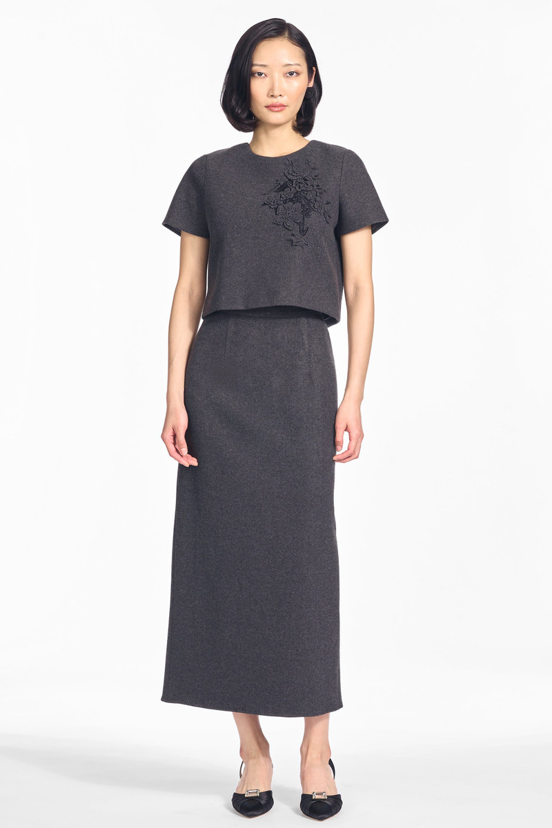 LEONA SKIRT - GRAPHITE 1
