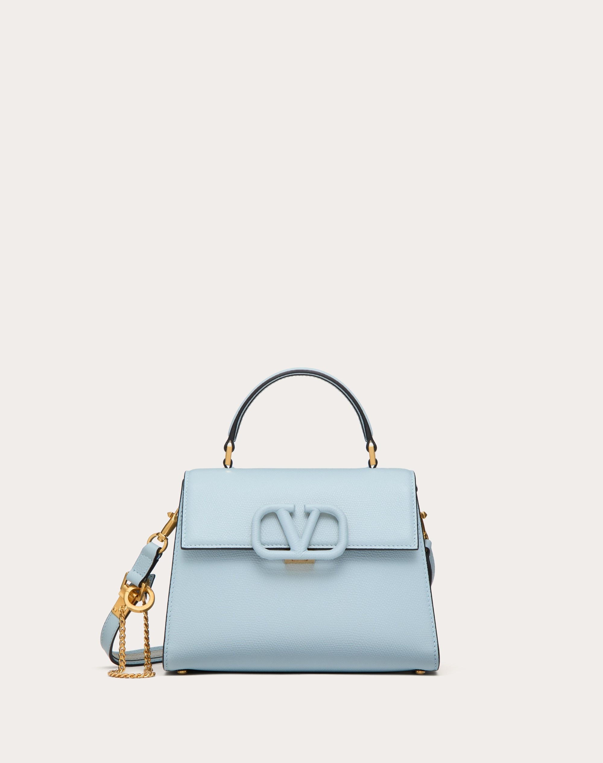 SMALL VSLING GRAINY CALFSKIN HANDBAG - 1