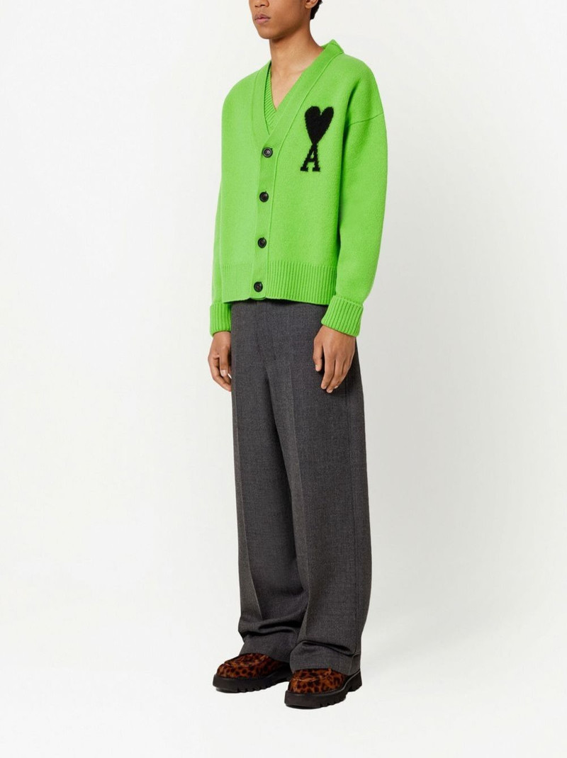 AMI Paris Ami de Coeur wool cardigan outlook