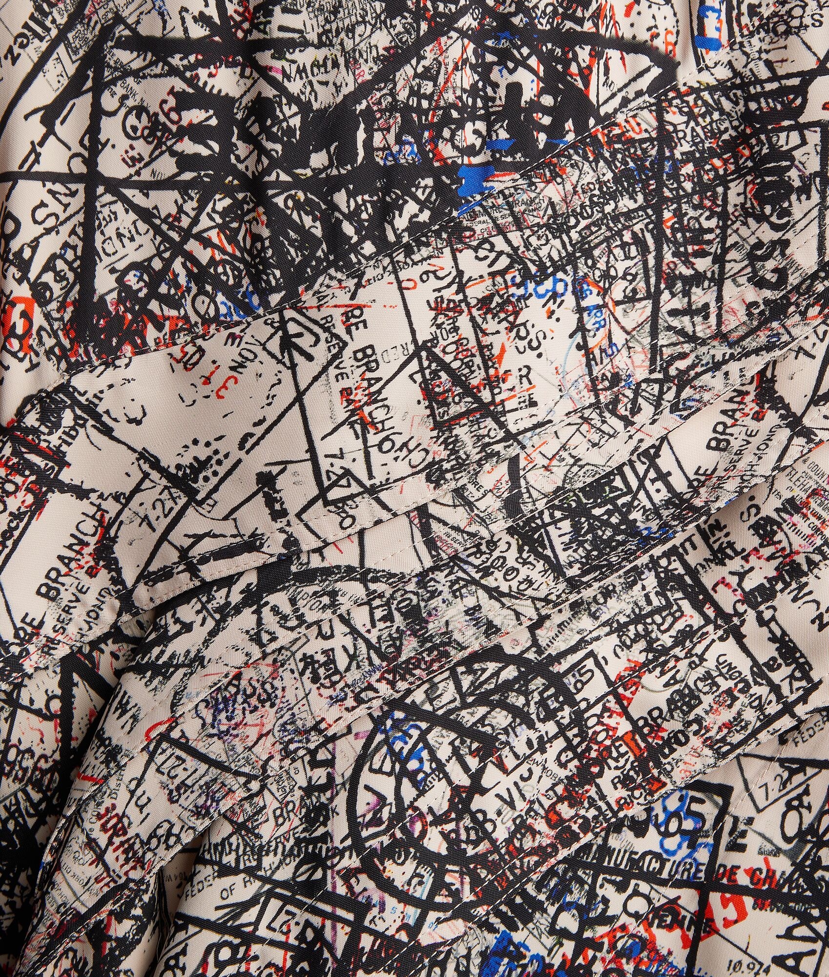 Fluid Viscose Memory Print Dress - 2