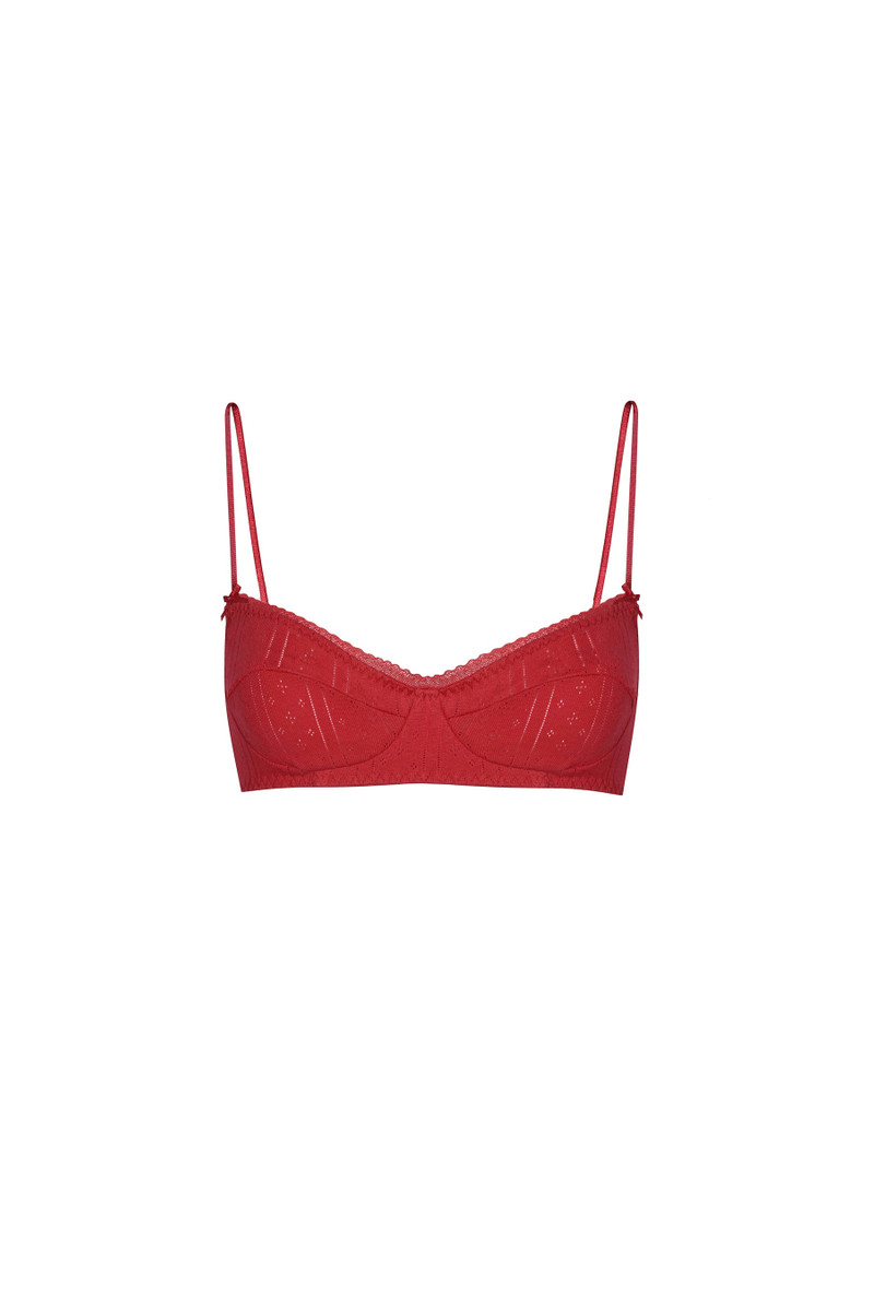 The Balconette Cherry Red 1