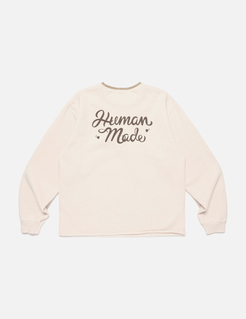 Human Made HENLEY NECK SWEATSHIRT outlook