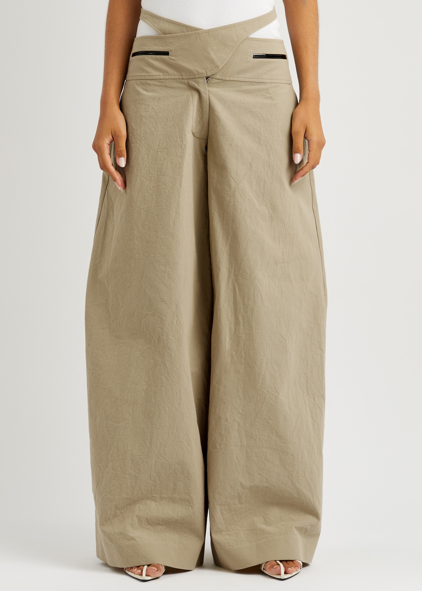 Mason Bind crinkled cotton trousers - 2