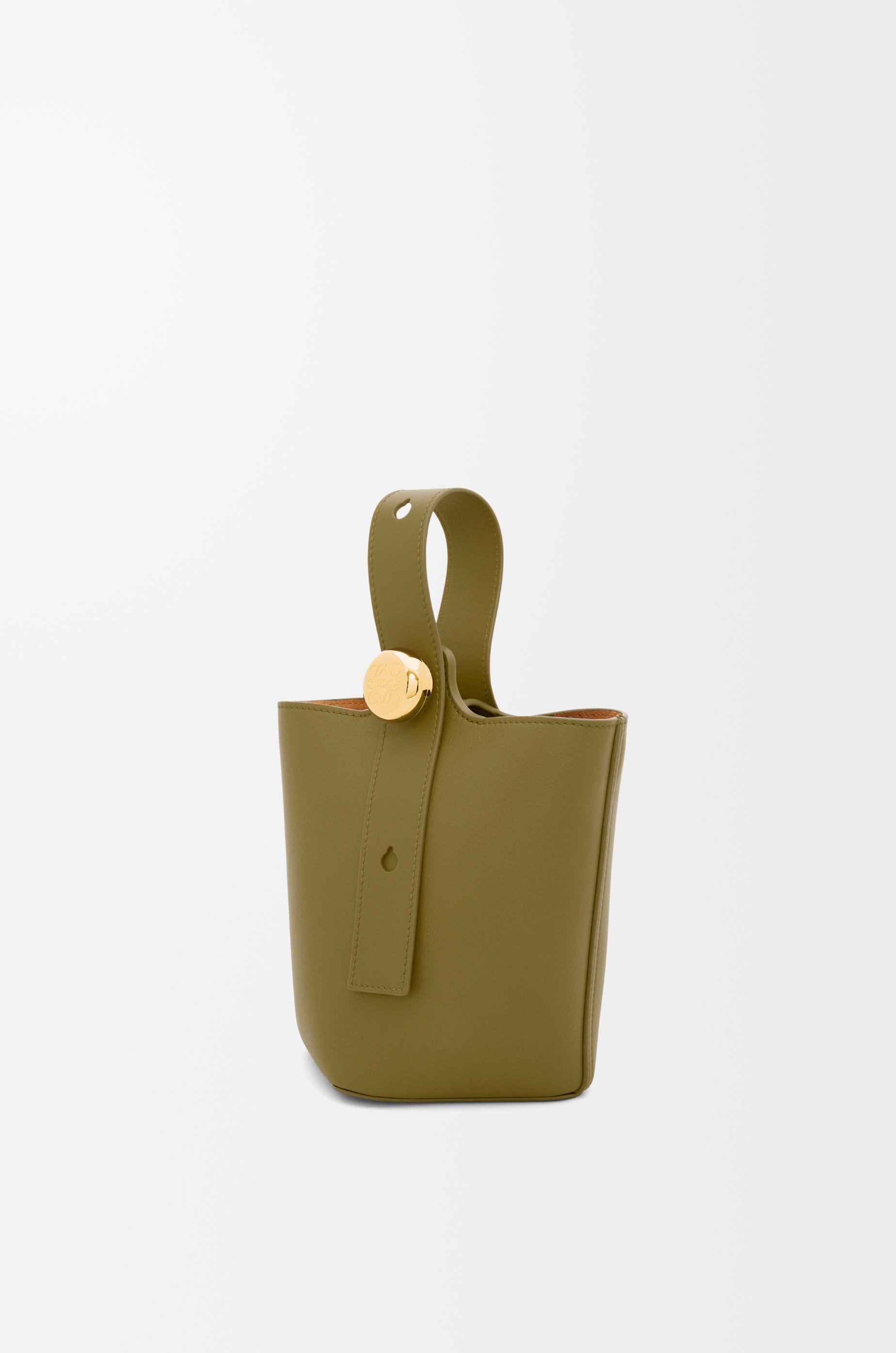 Mini Pebble Bucket bag in mellow calfskin - 2