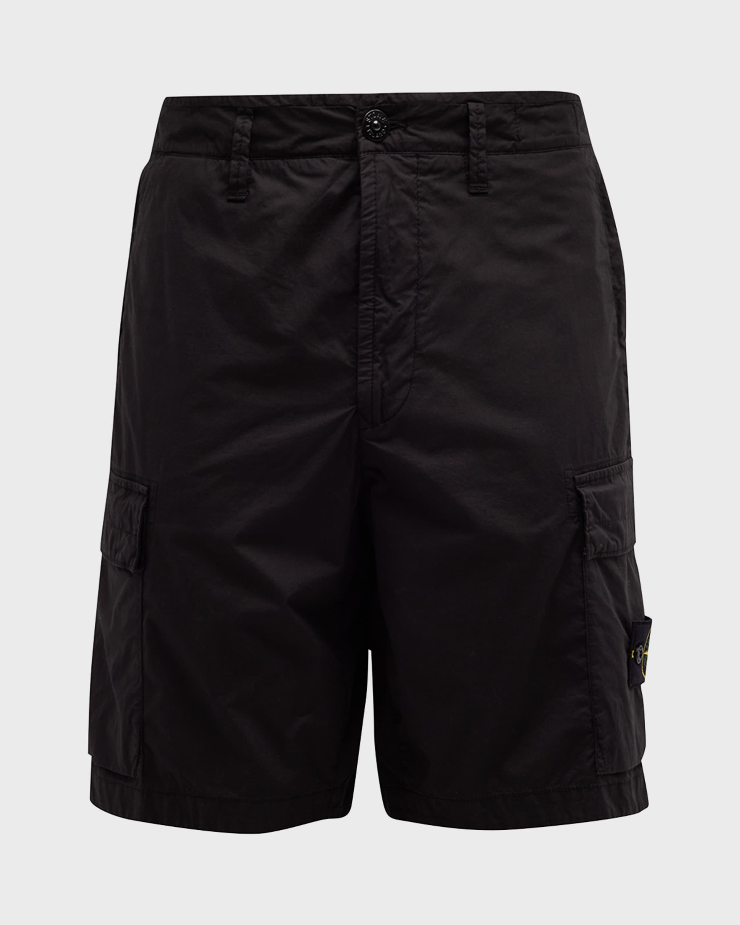 Men's Stretch-Cotton Cargo Shorts - 1