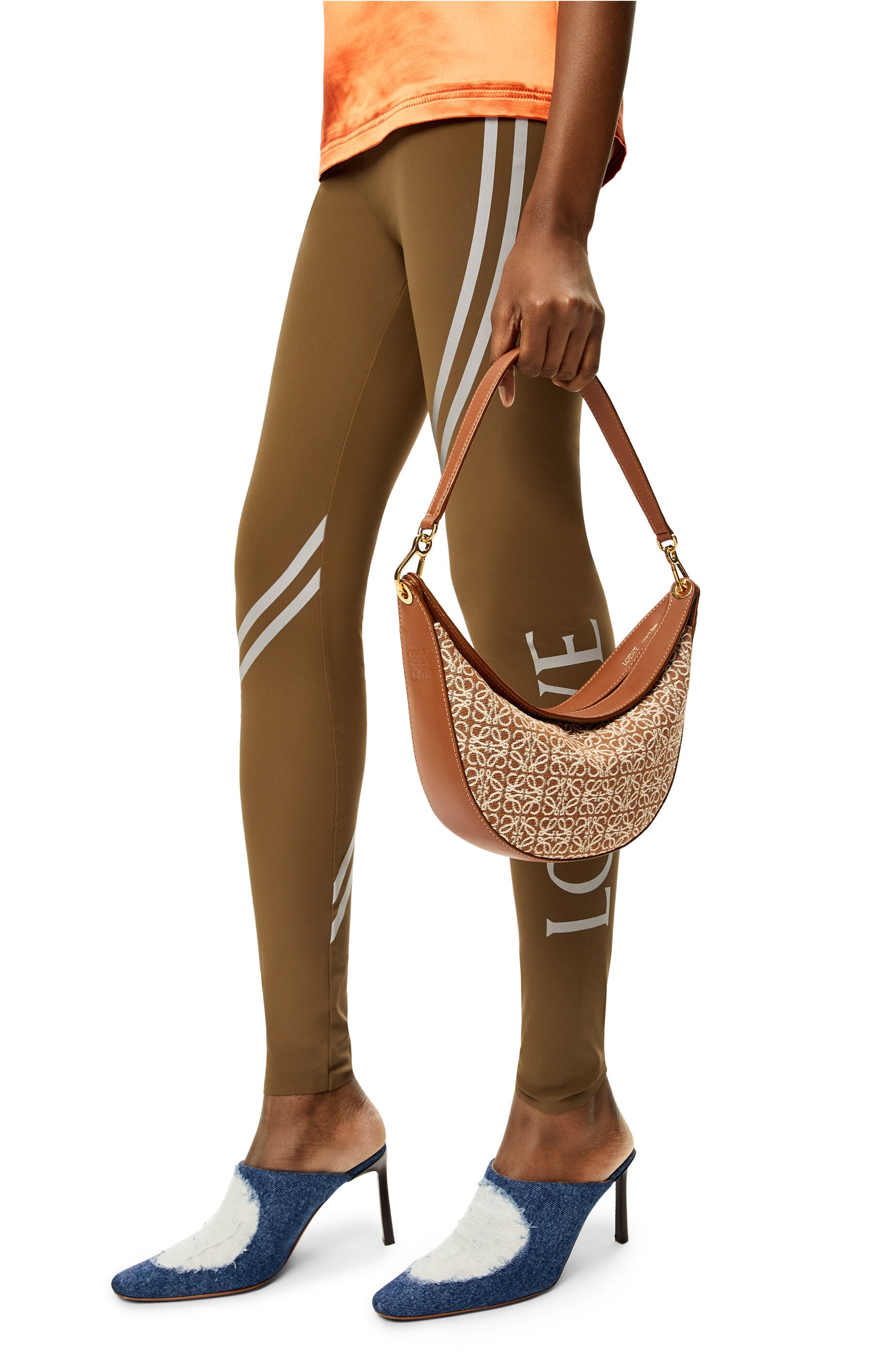Small LOEWE Luna bag in Anagram jacquard and classic calfskin - 2