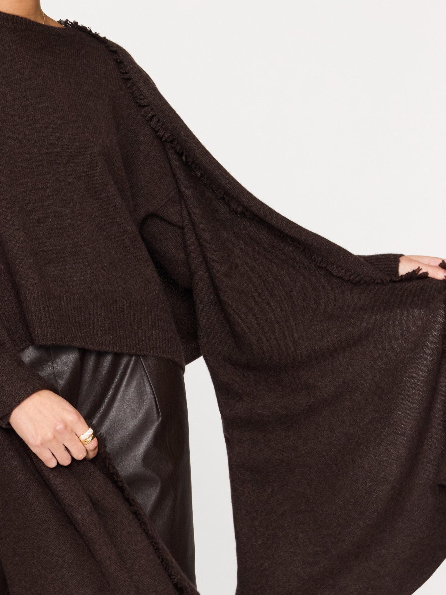 The Cashmere Fringe Wrap - 4
