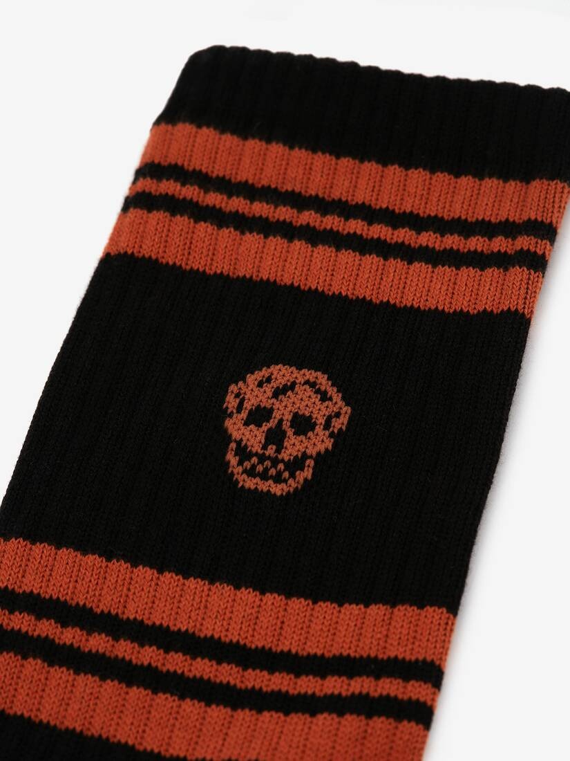 Skull Sport Socks in Brown - 2