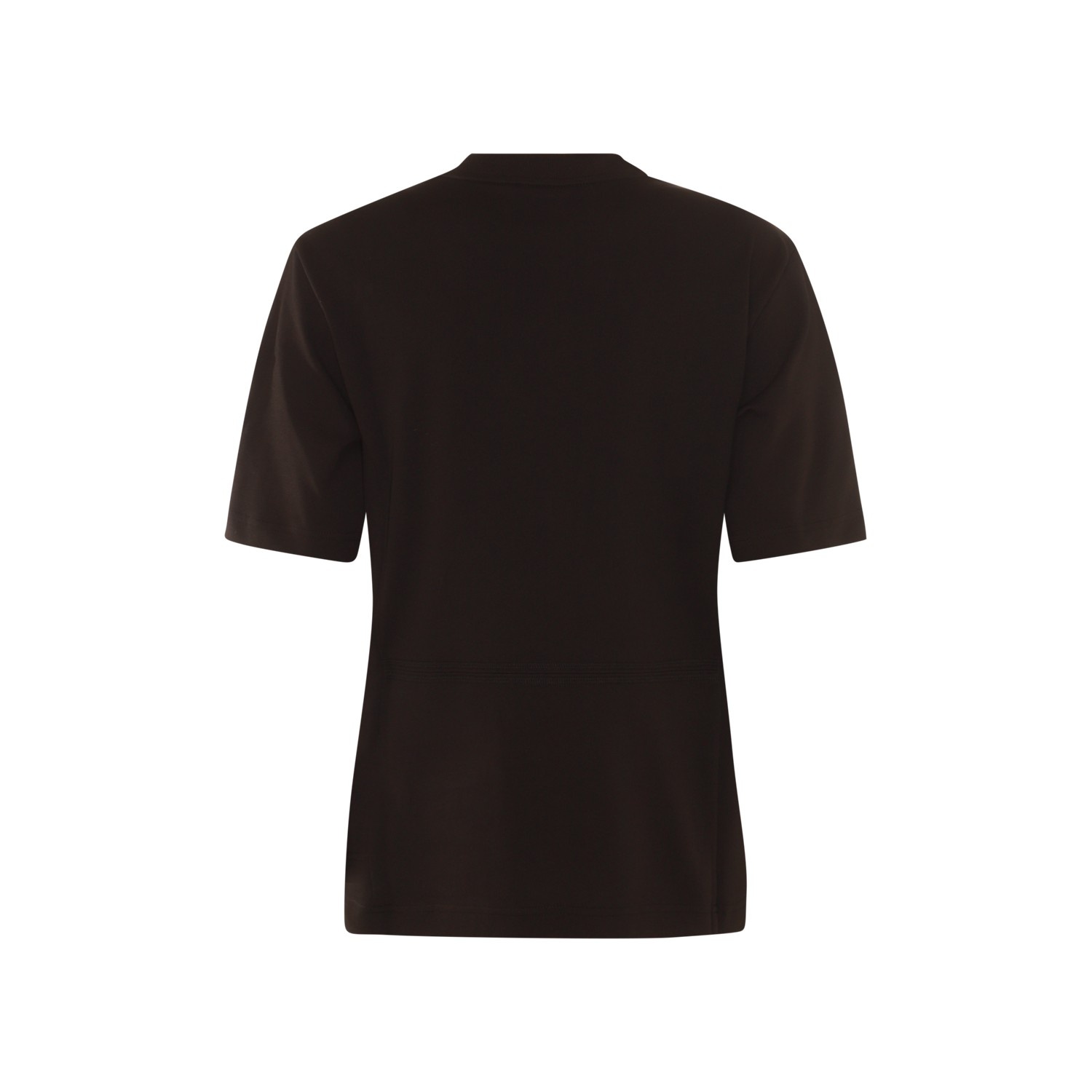 BLACK COTTON T-SHIRT - 3