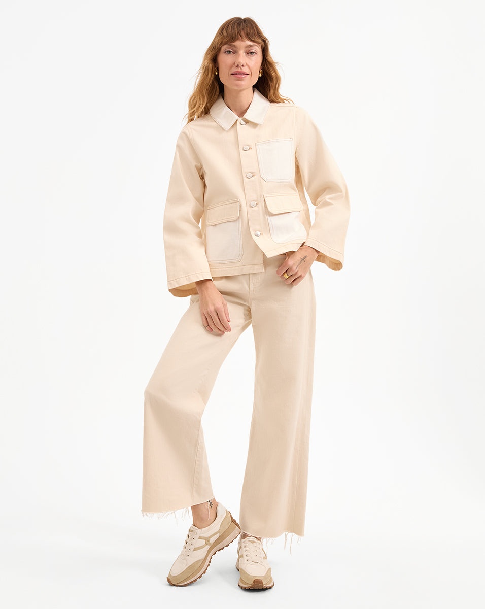 DAHL CROPPED CHORE JACKET - 3