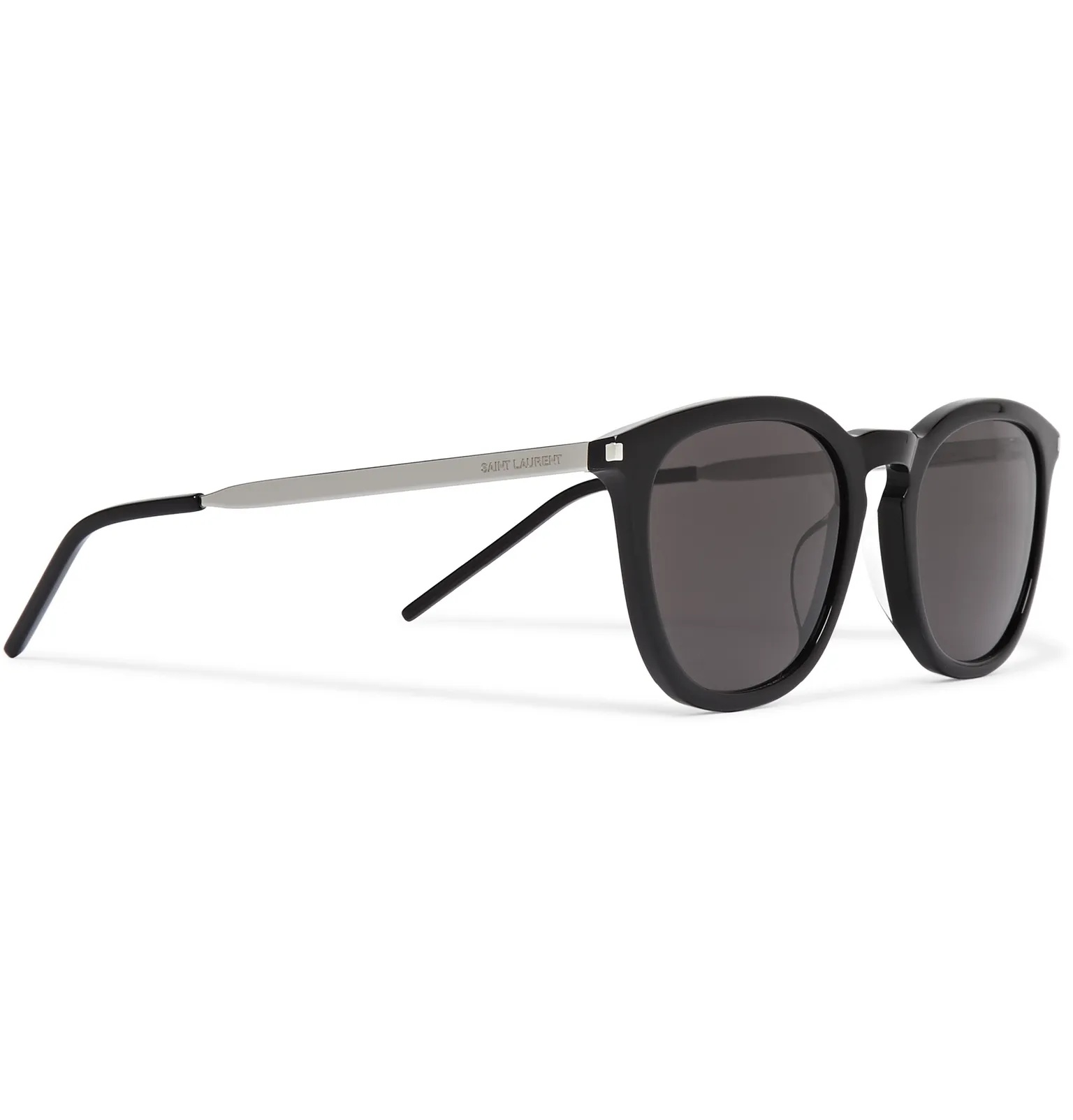 Square-Frame Acetate and Silver-Tone Sunglasses - 3