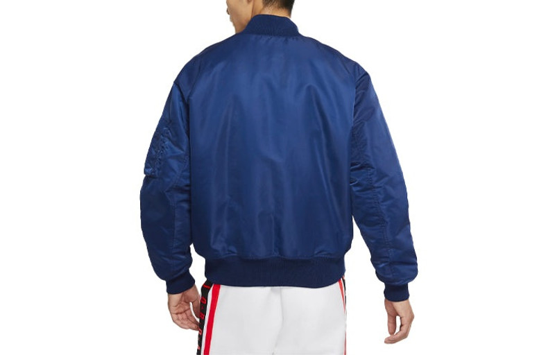 Jordan Air Jordan Flight Printing Logo Reversible baseball uniform Blue CV2243-492 outlook