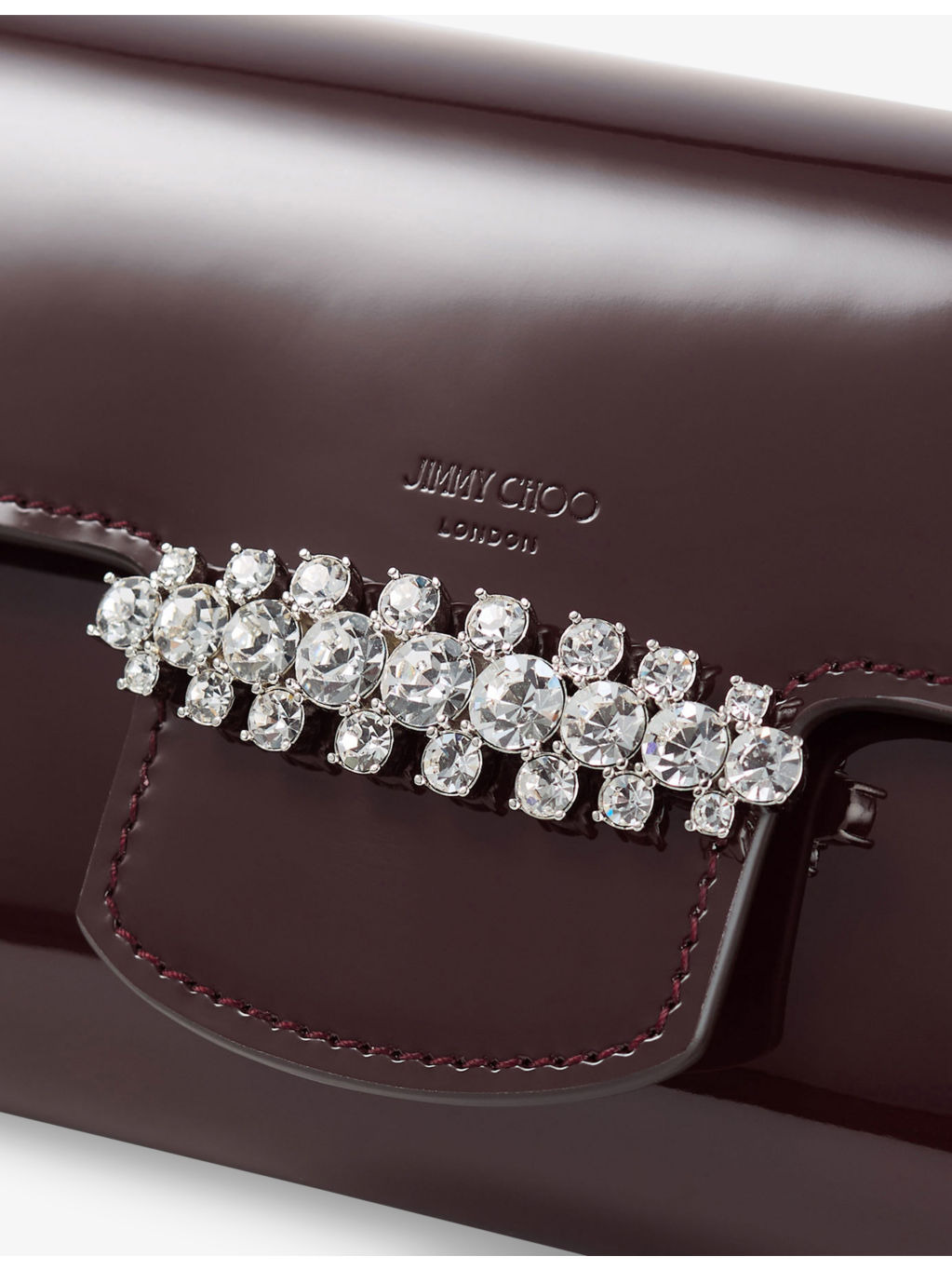 Bing Patent-Leather Wallet-On-Chain - 2