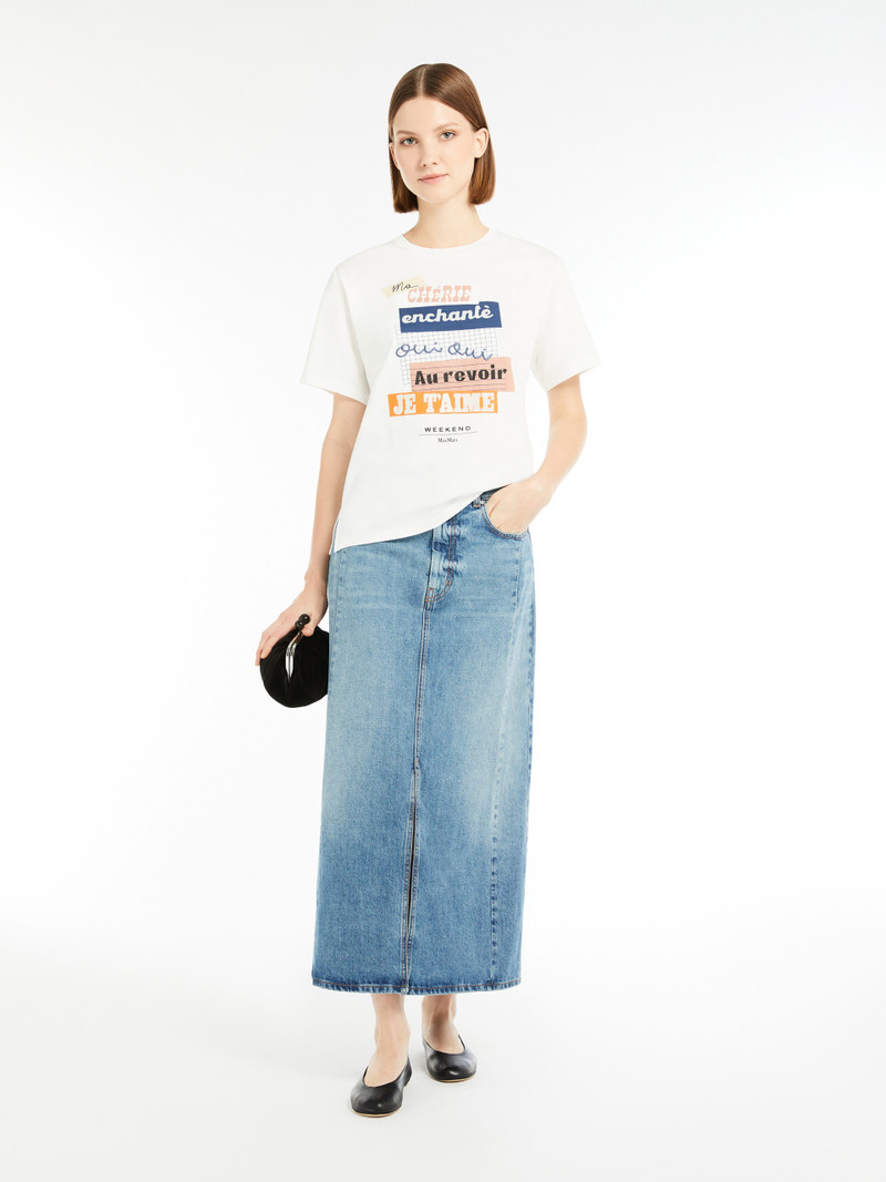 WEEKEND Max Mara CABINA Jersey print T-shirt outlook