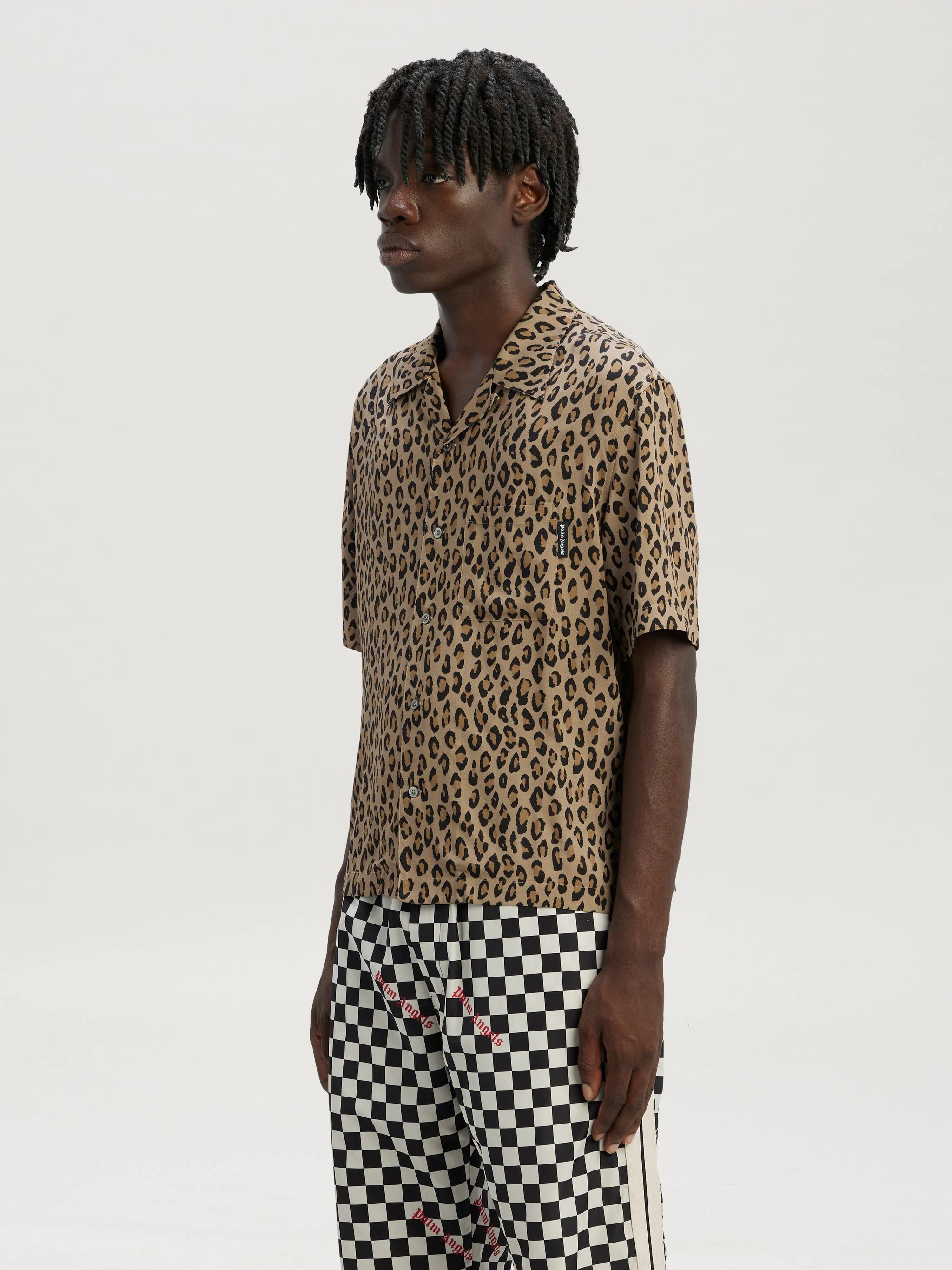 LEOPARD PRINT BOWLING SHIRT - 4
