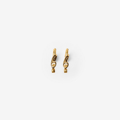 Burberry Gold-plated Hook Pavé Earrings outlook
