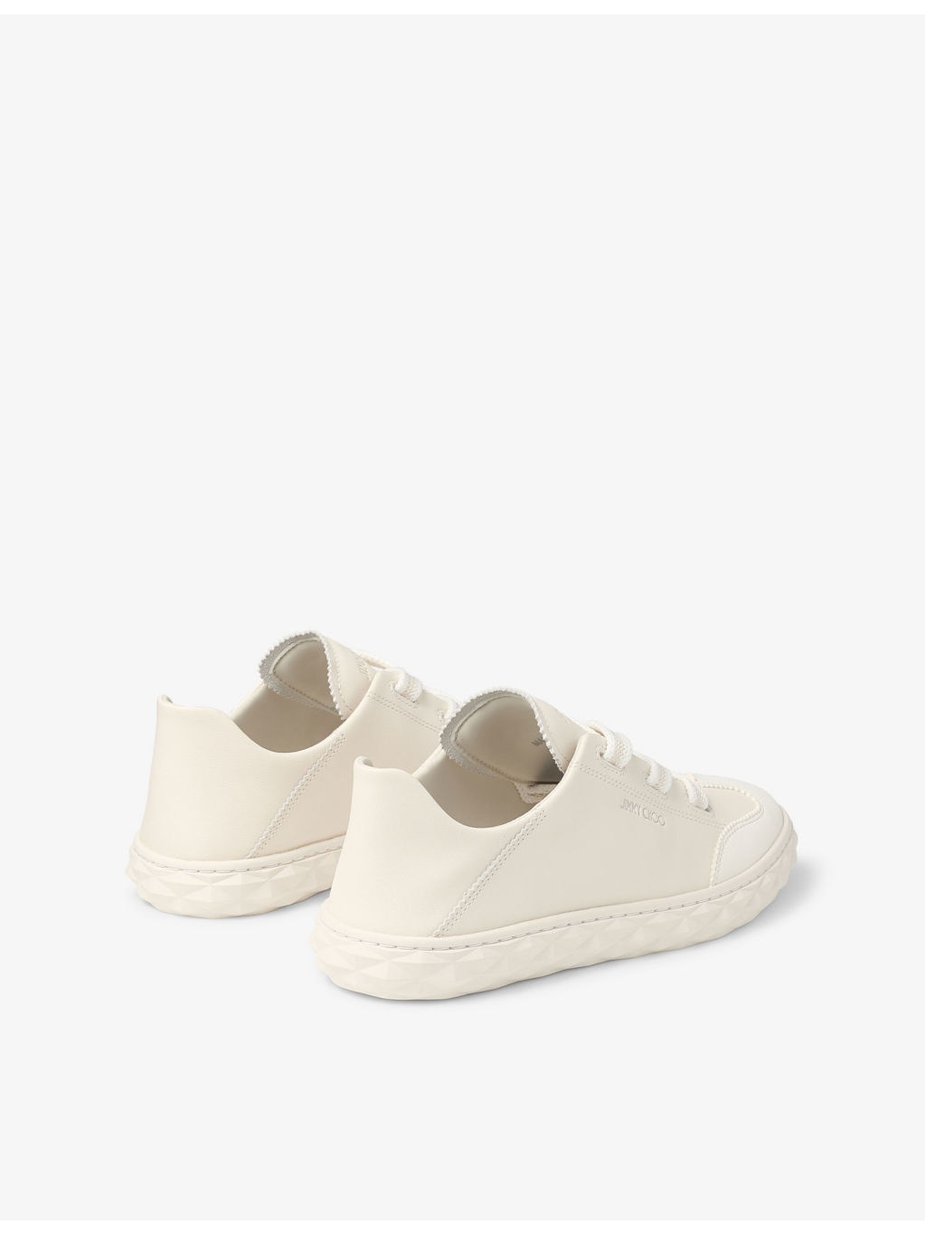 Diamond Light leather low-top trainers - 4