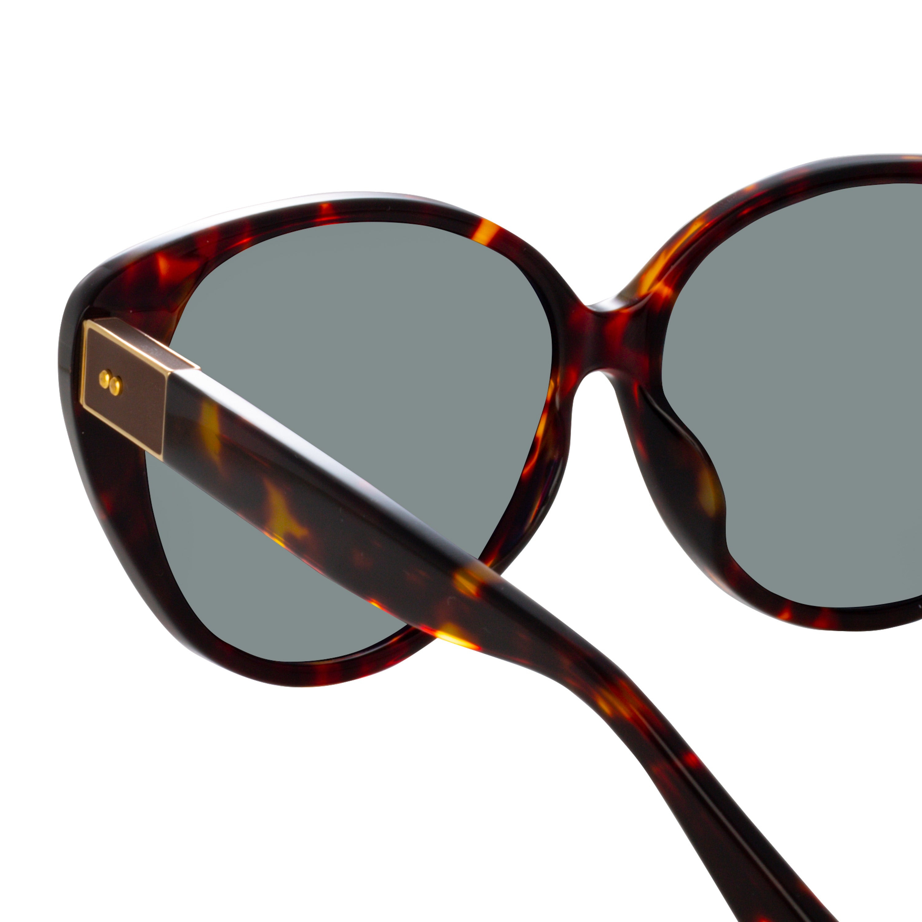 KATIA CAT EYE SUNGLASSES IN TORTOISESHELL - 4