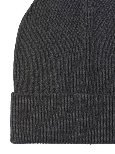 Prada cashmere ribbed beanie outlook