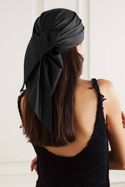 The Row Shanz silk-twill hair scarf outlook