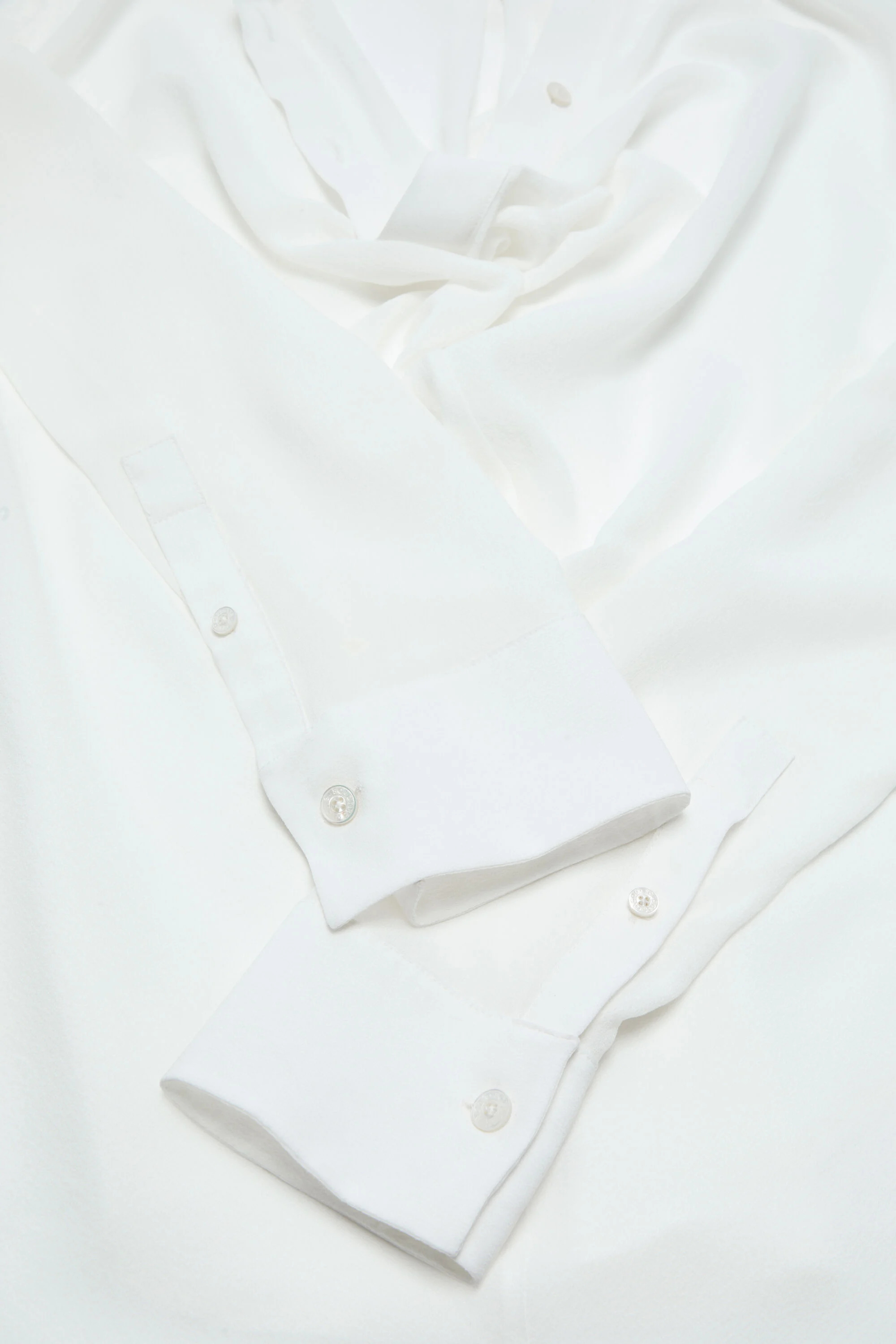 Silk blouse - White - 5