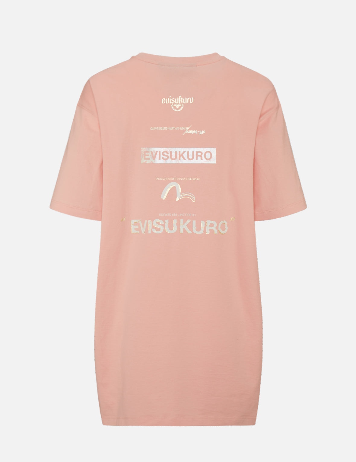 Ukiyo-E Infused Logo Label Print Oversized T-shirt - 16