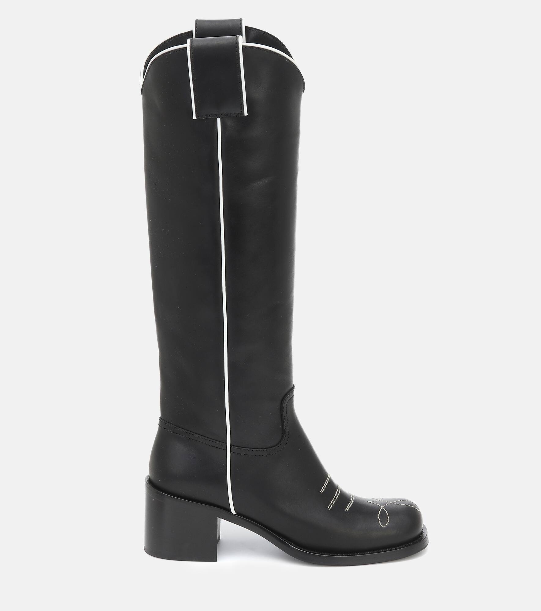 Western knee-high boots - 5