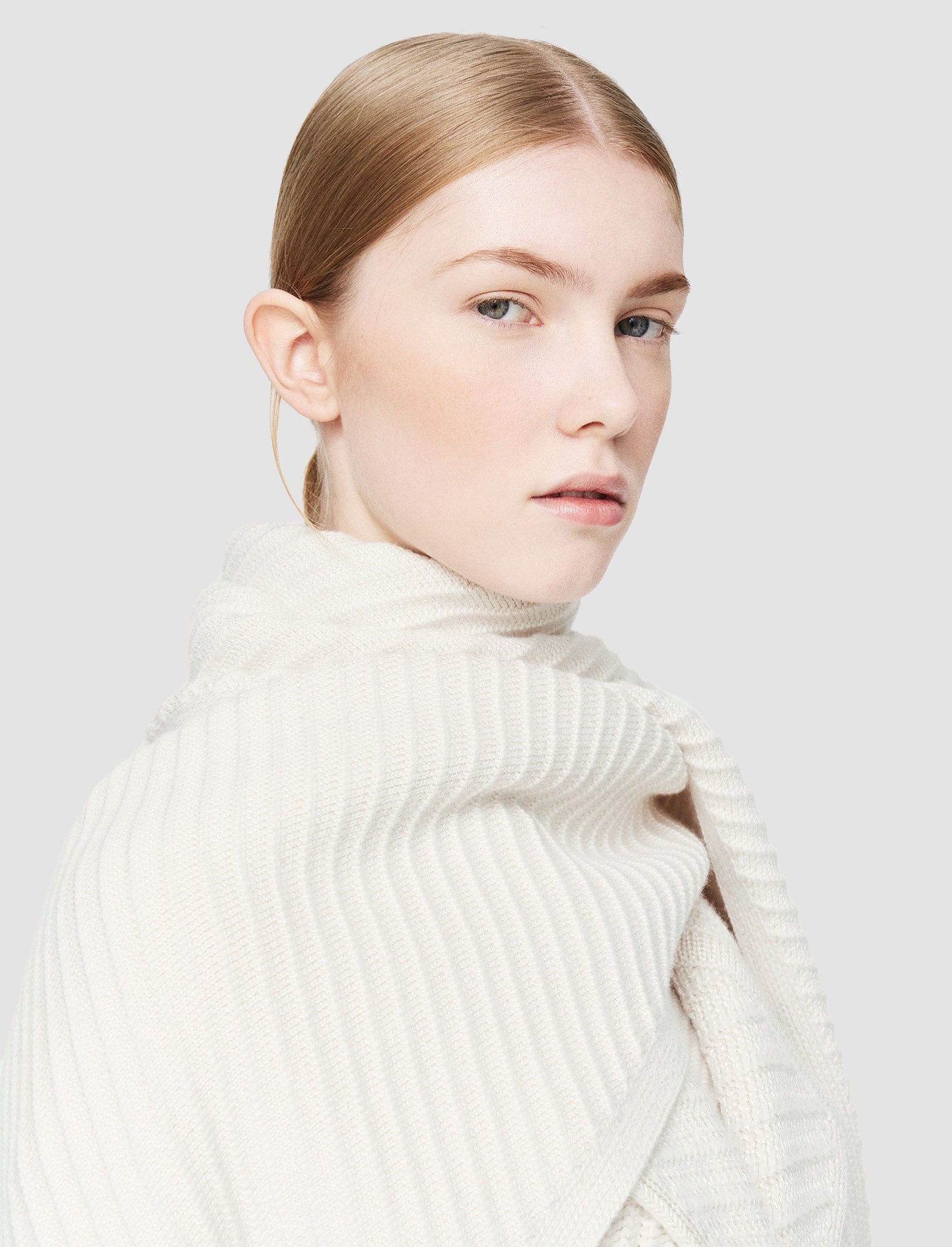 Diagonal Knit Scarf - 5