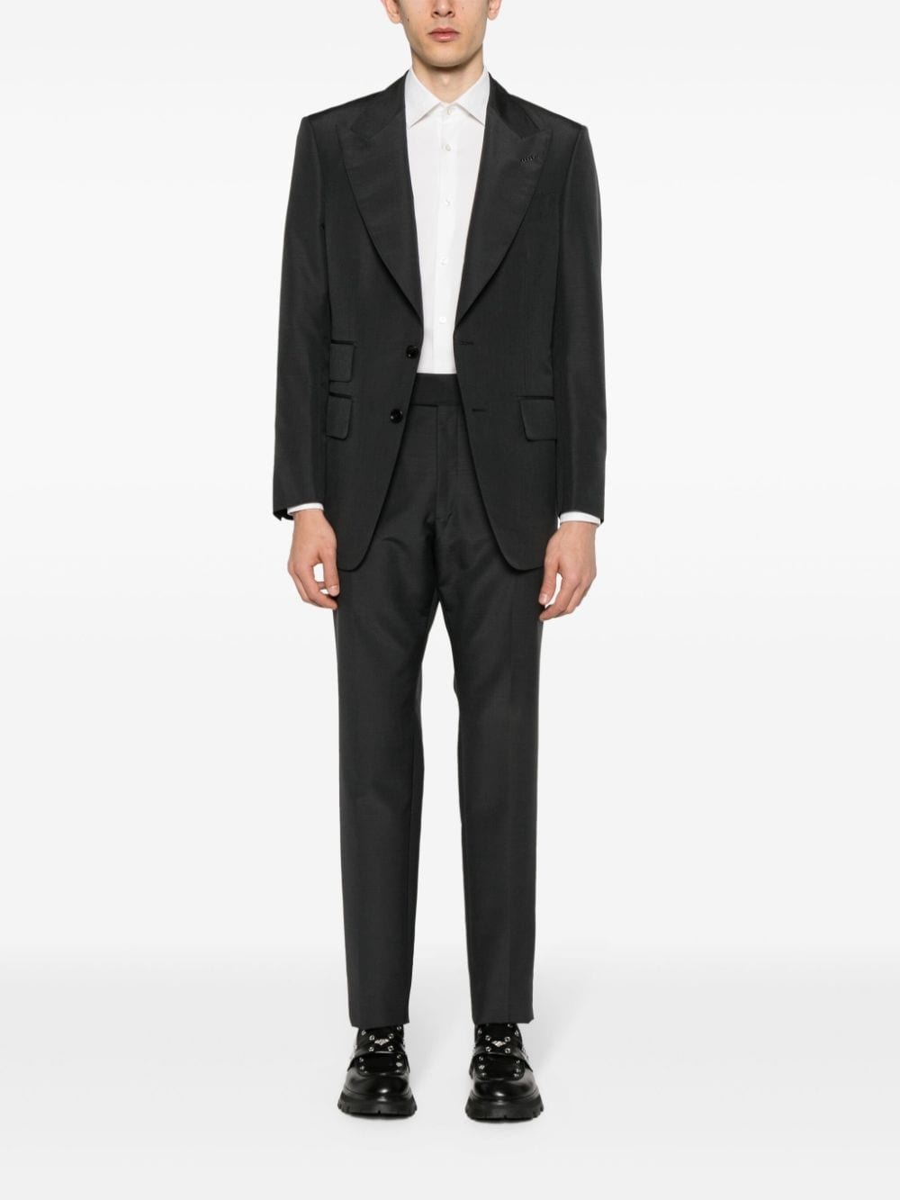 belted tailored trousers - 2