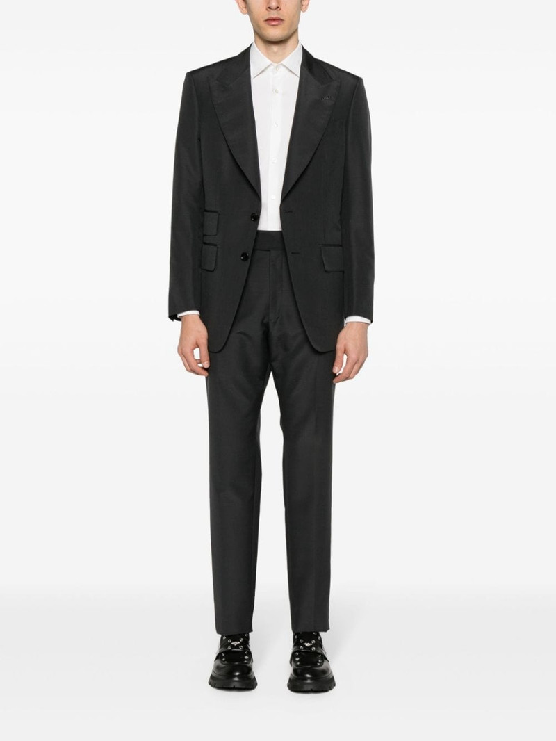 TOM FORD belted tailored trousers outlook