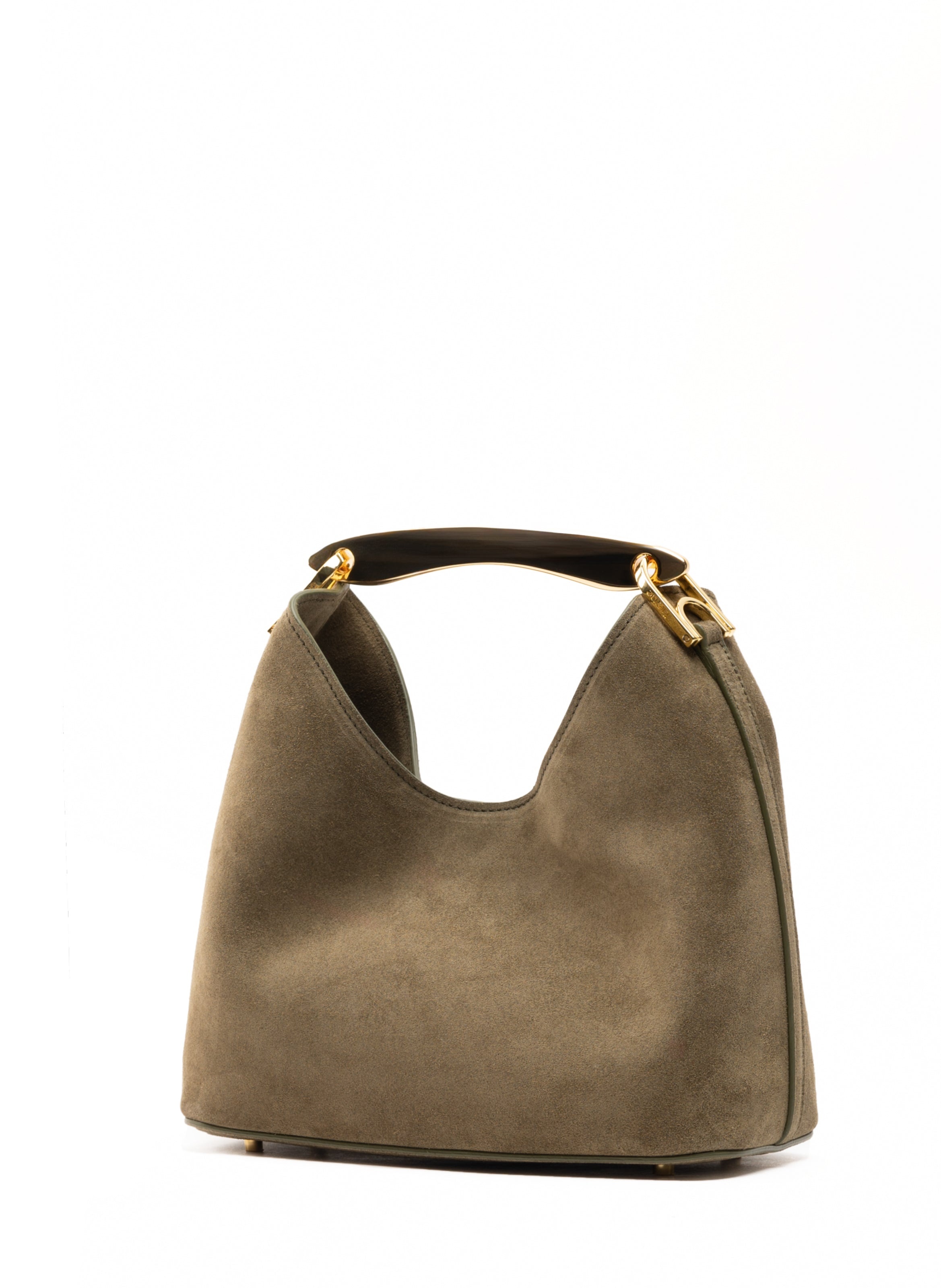 Small Boomerang Suede Truffle - 2