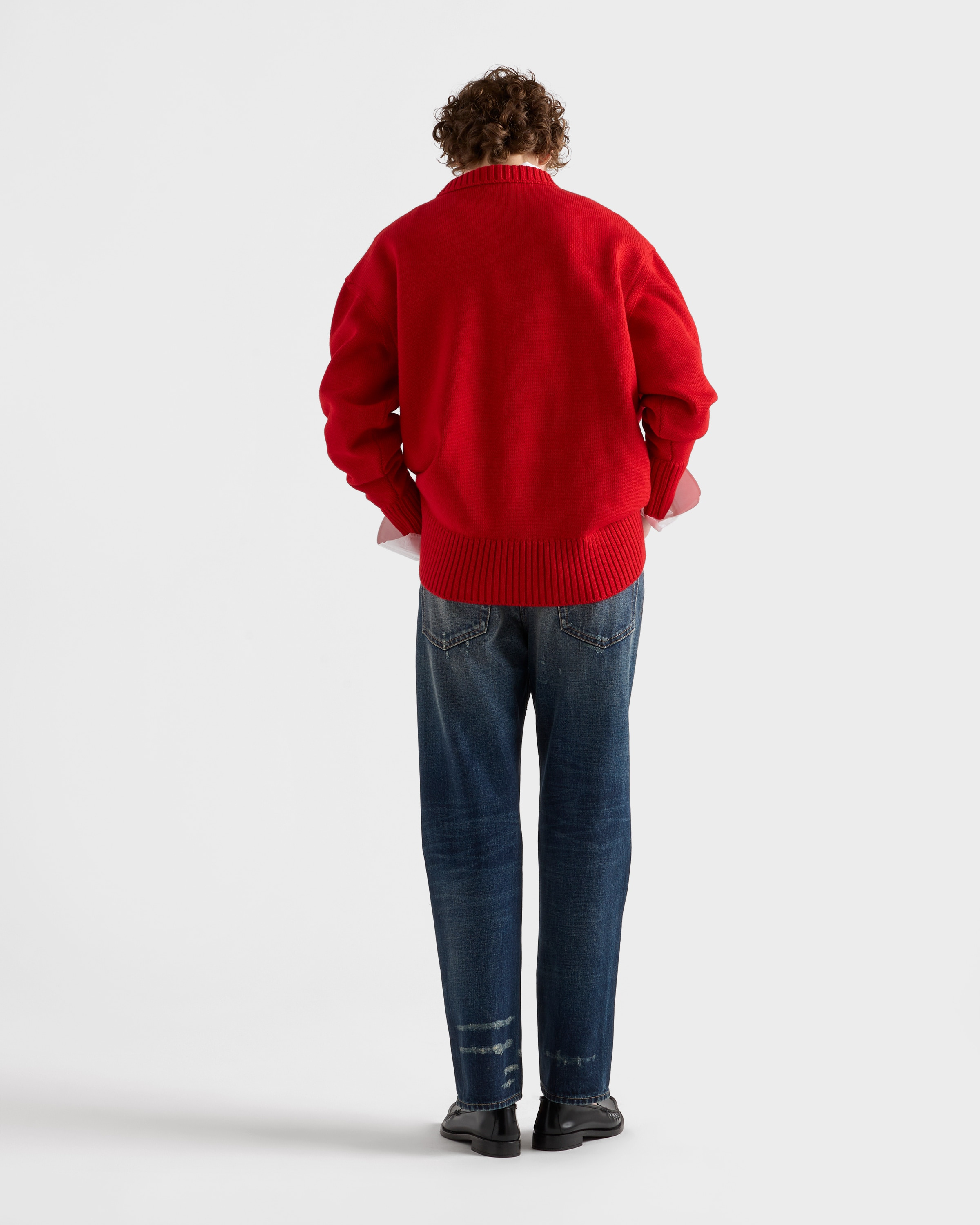 Five-pocket washed denim jeans - 5