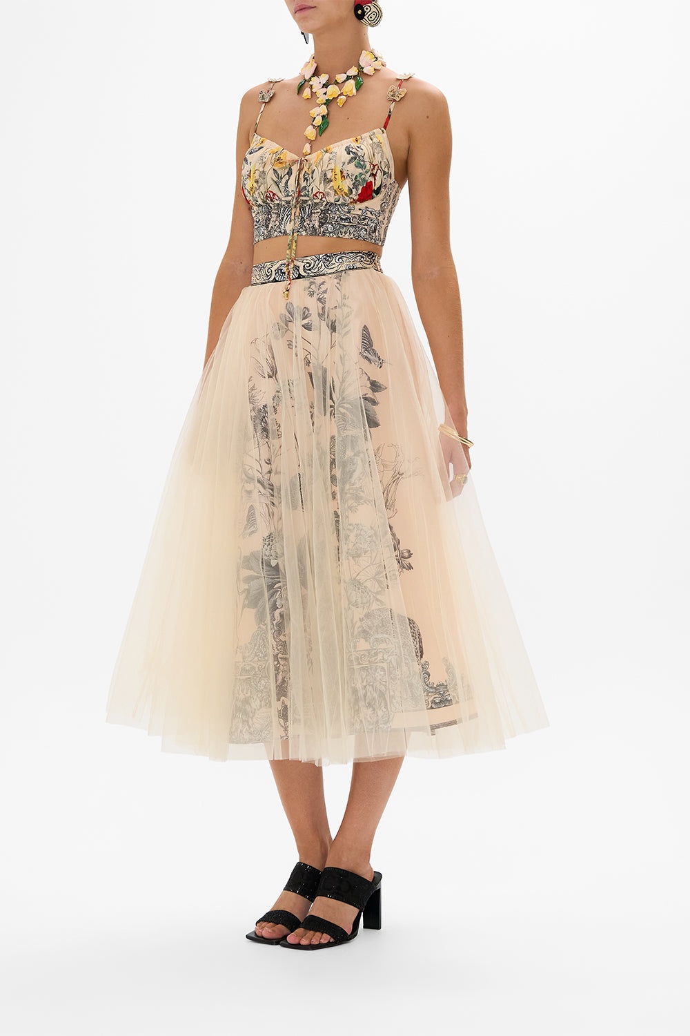 MIDI TULLE SKIRT - 4