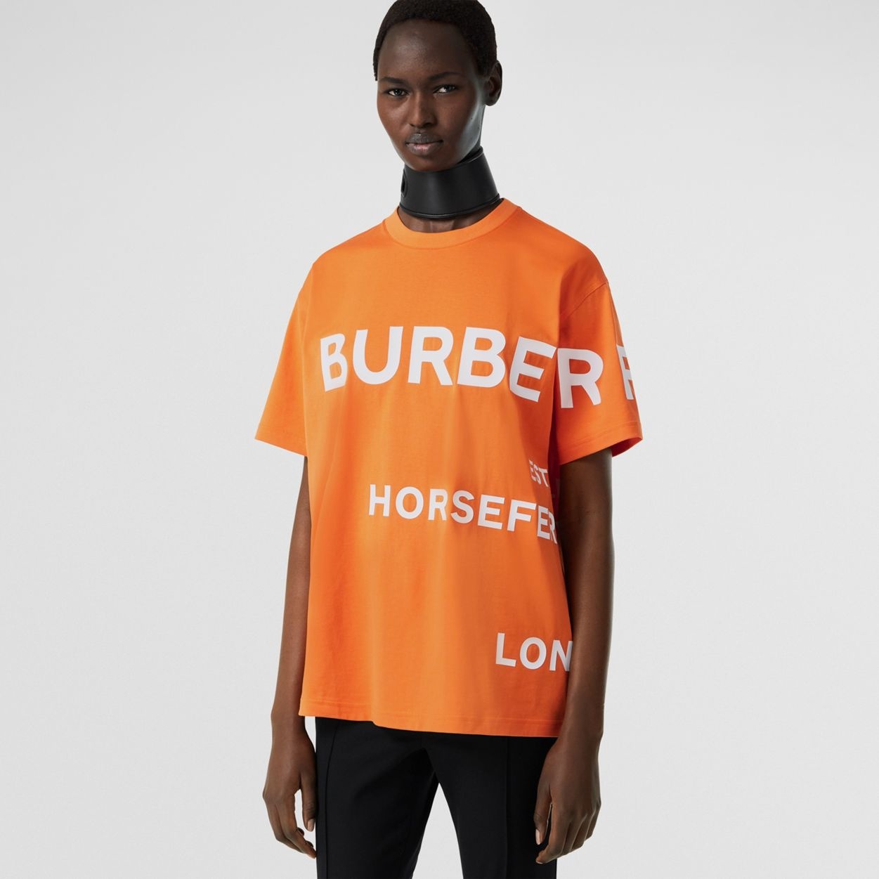 Horseferry Print Cotton Oversized T-shirt - 2