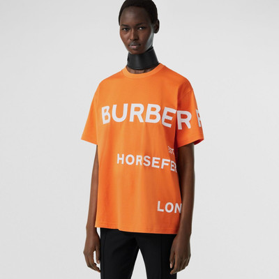 Burberry Horseferry Print Cotton Oversized T-shirt outlook