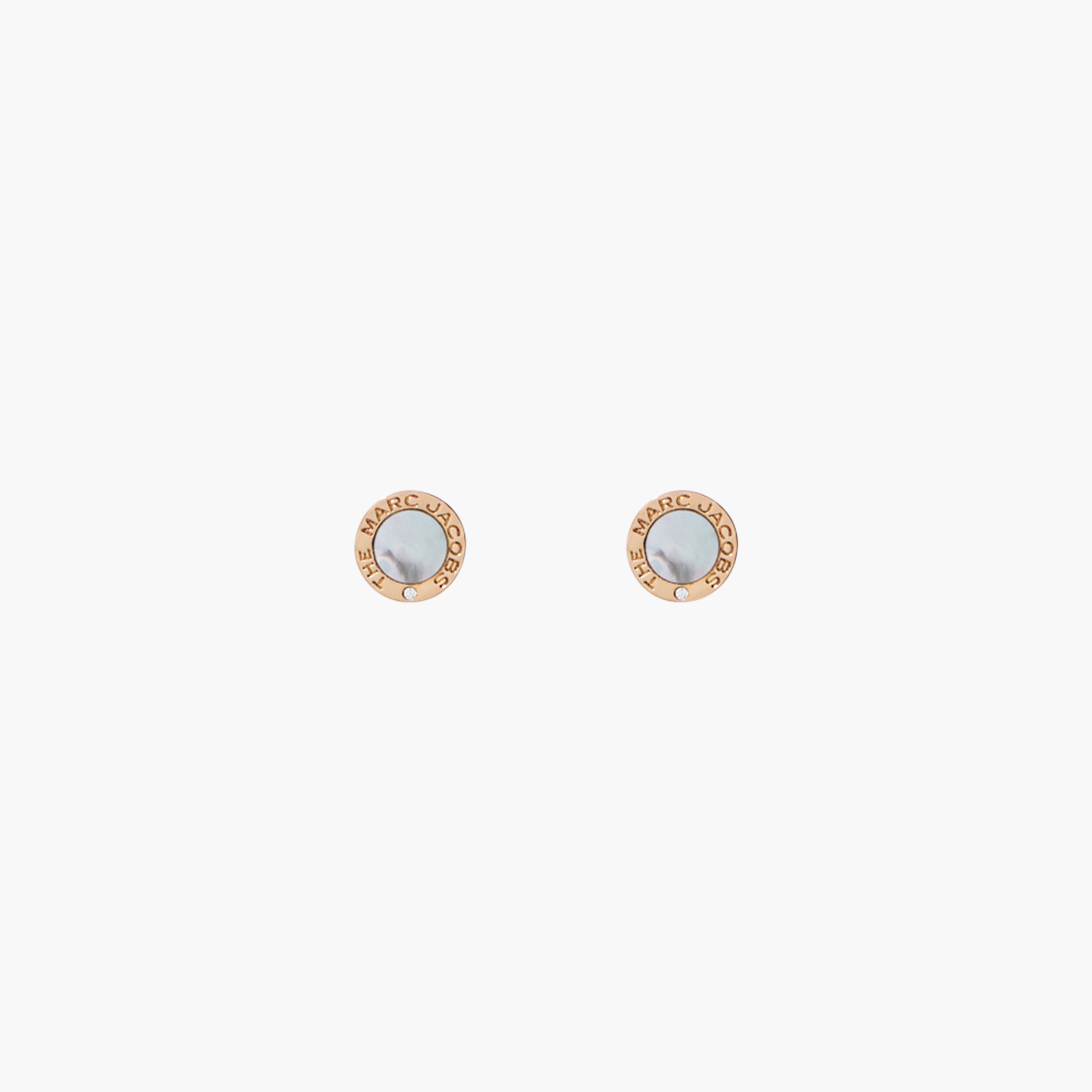 THE MEDALLION MOTHER OF PEARL EARRINGS - 2