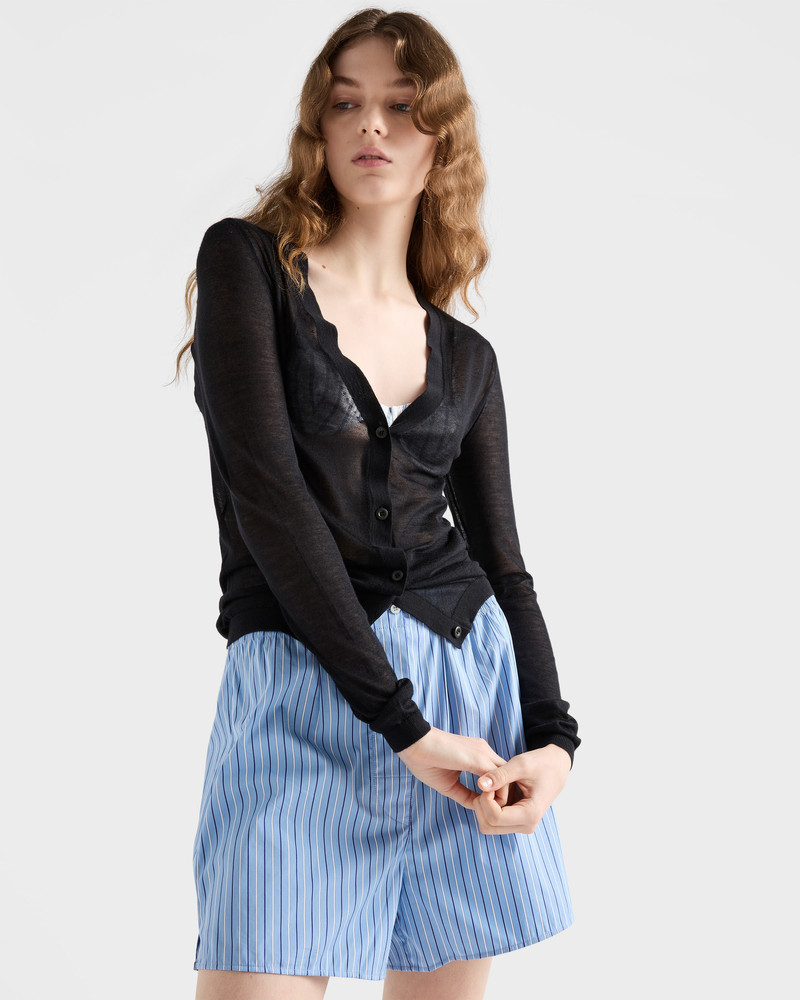 Cashmere and silk cardigan 3