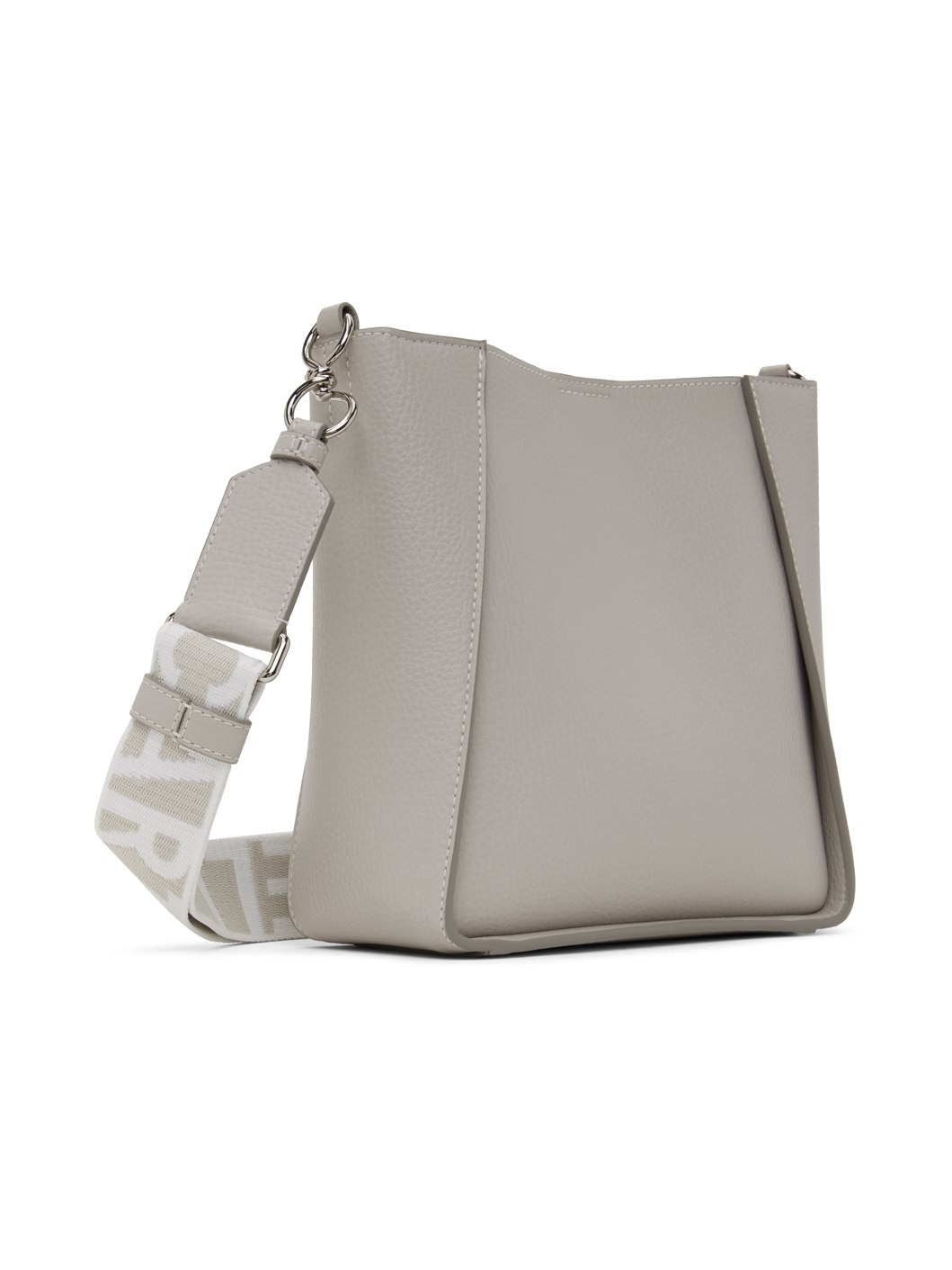 Gray Logo Crossbody Bag - 3