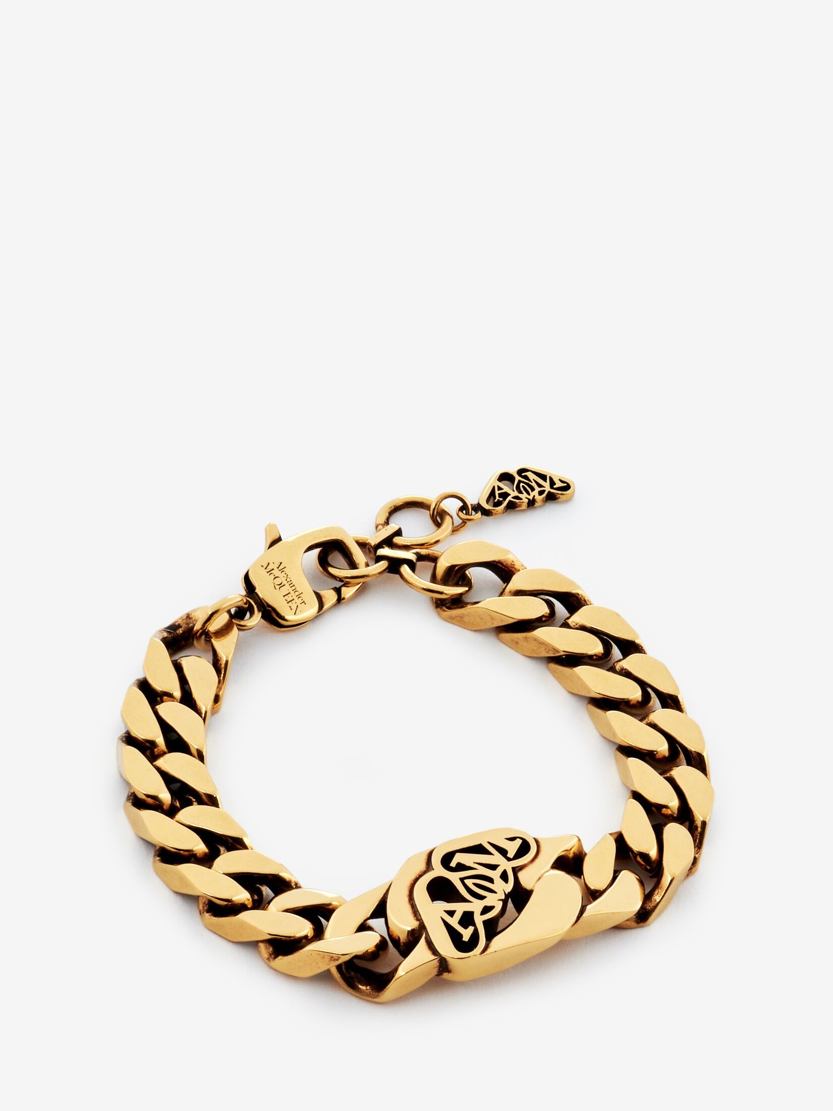 Women's Seal Logo Chain Bracelet in Gold - 2